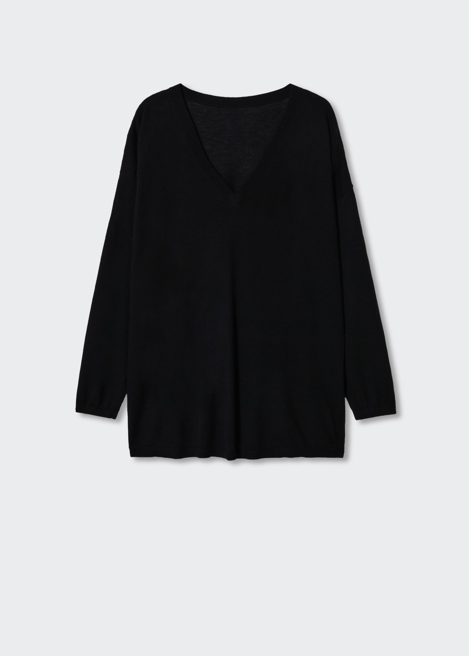 V-neck knit sweater - Article without model