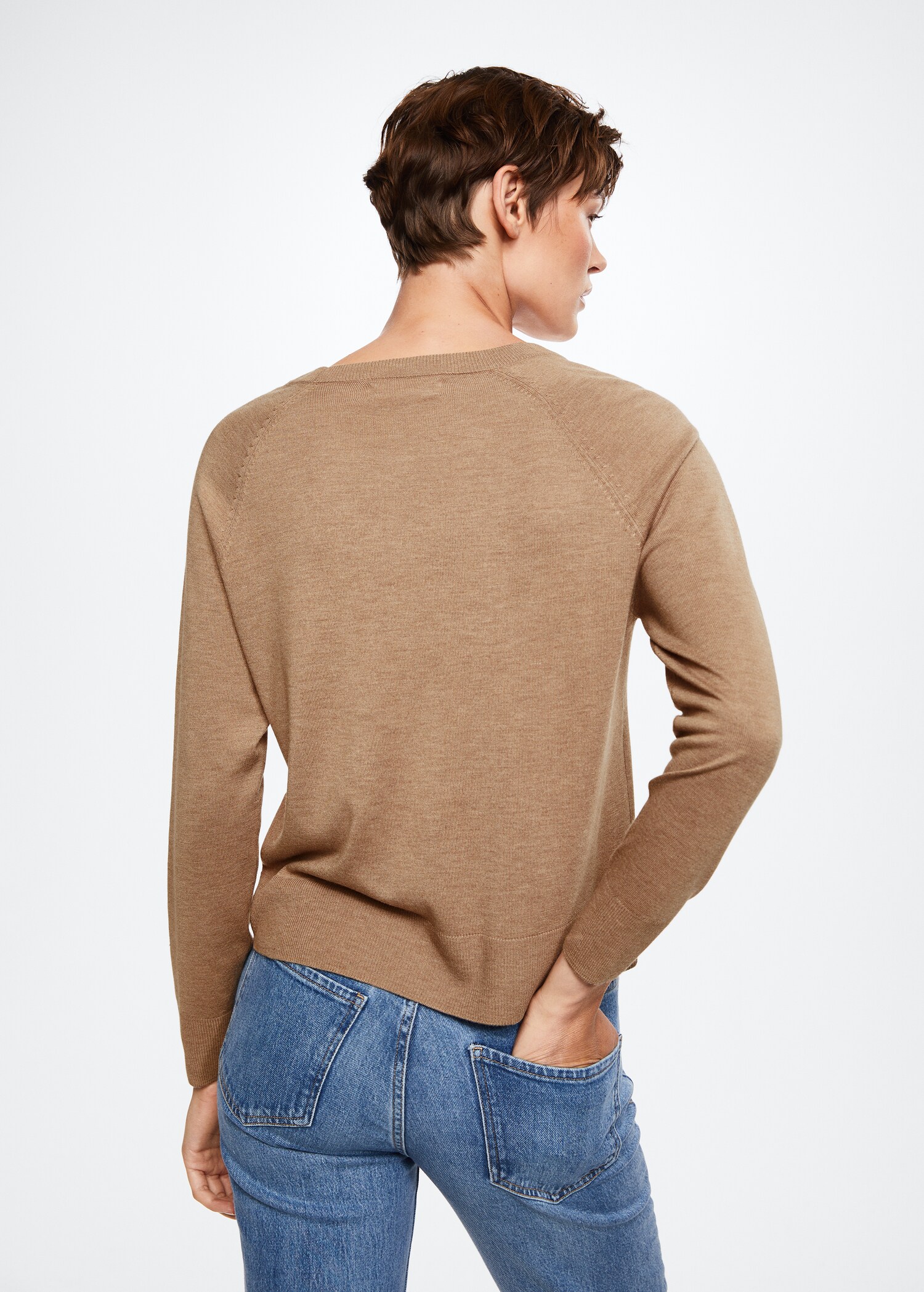 Fine-knit sweater - Reverse of the article