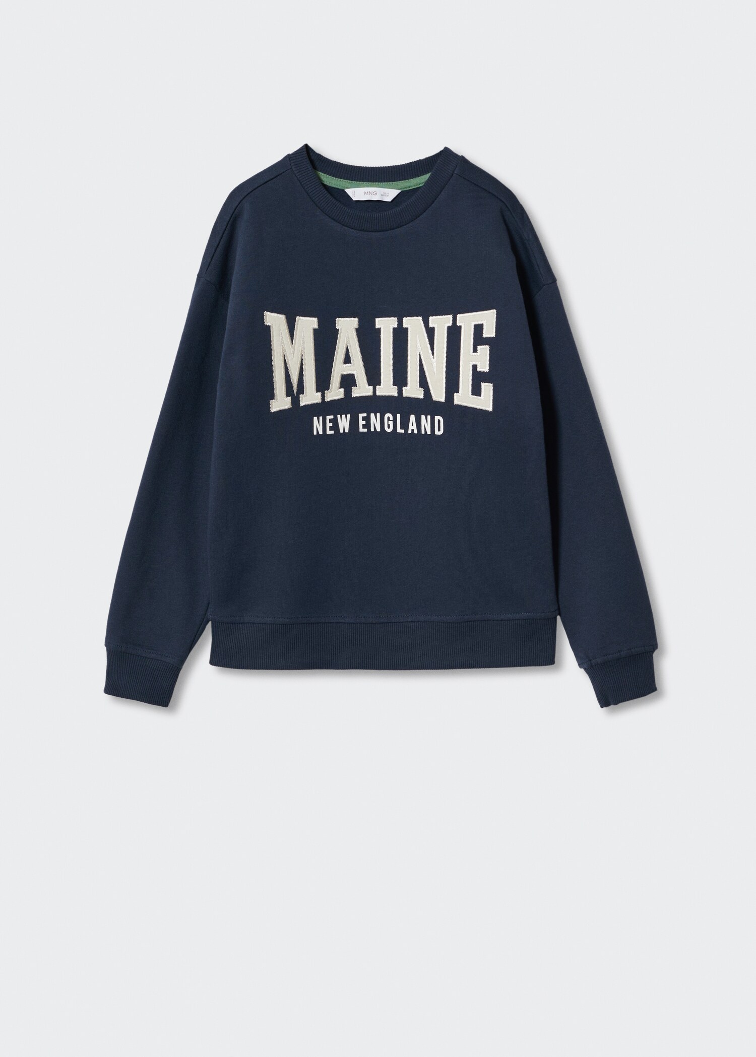 Sweat-shirt message brodé - Article sans modèle