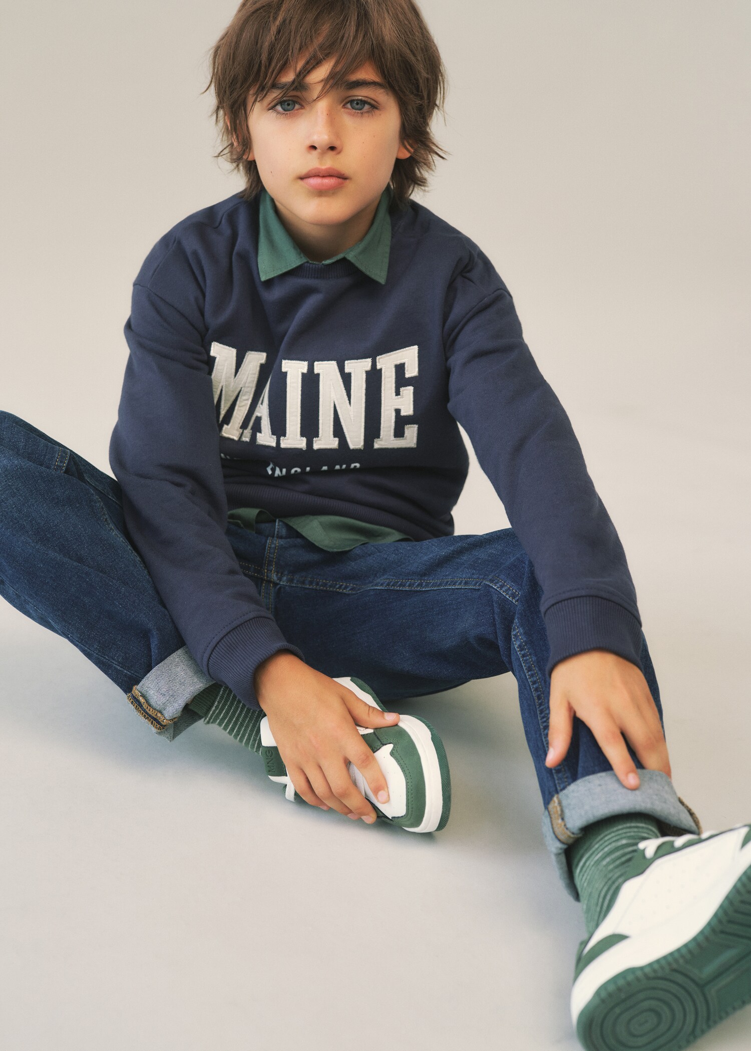Sweat-shirt message brodé - Détail de l'article 5