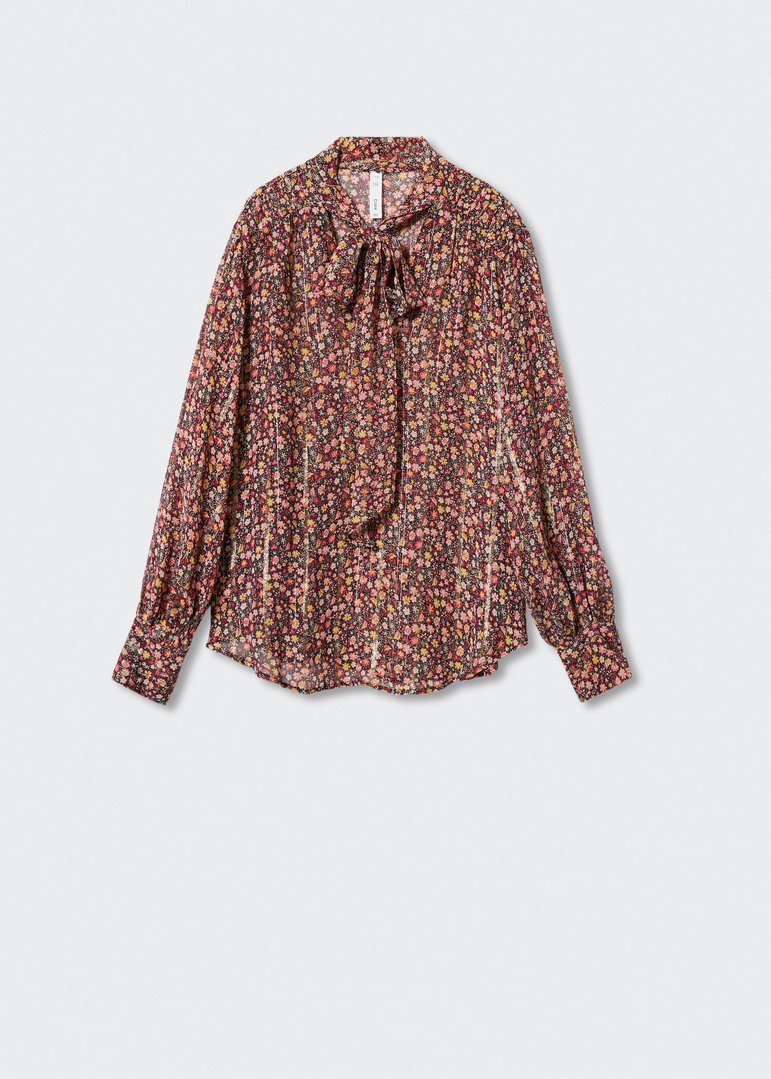 Bow printed blouse - Article without model