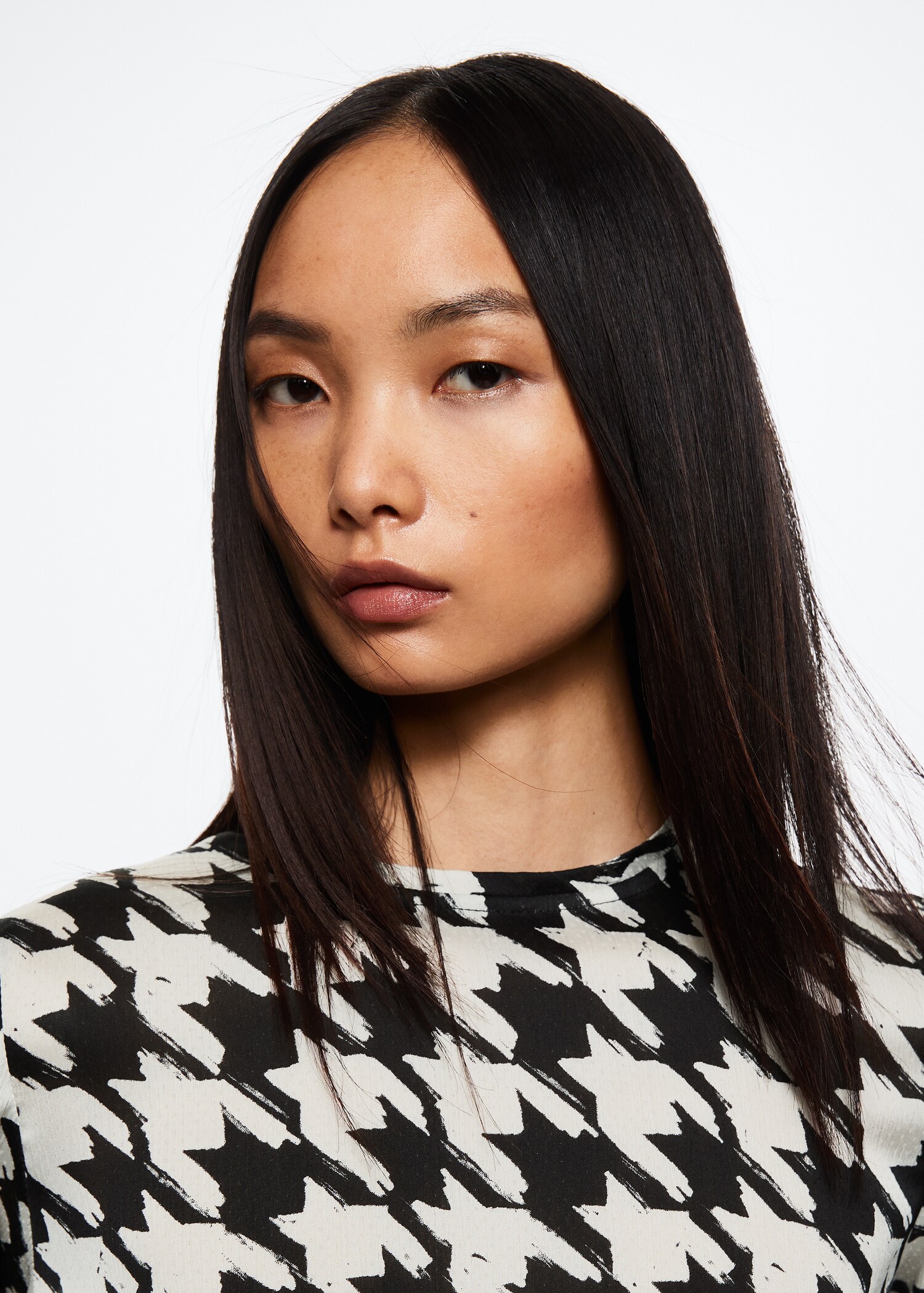 Blouse pied-de-poule - Détail de l'article 1