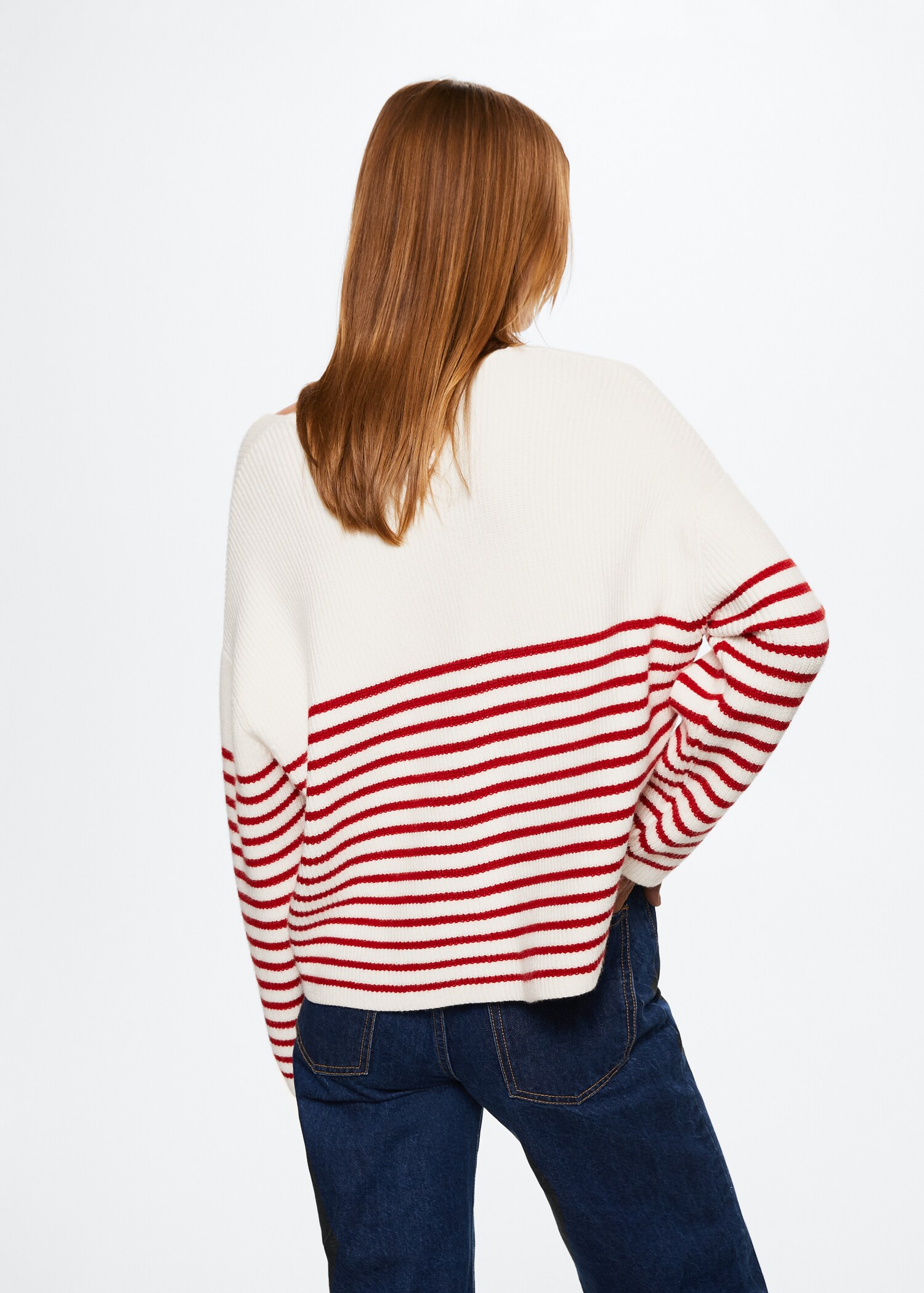 Jersey rayas oversize - Reverso del artículo