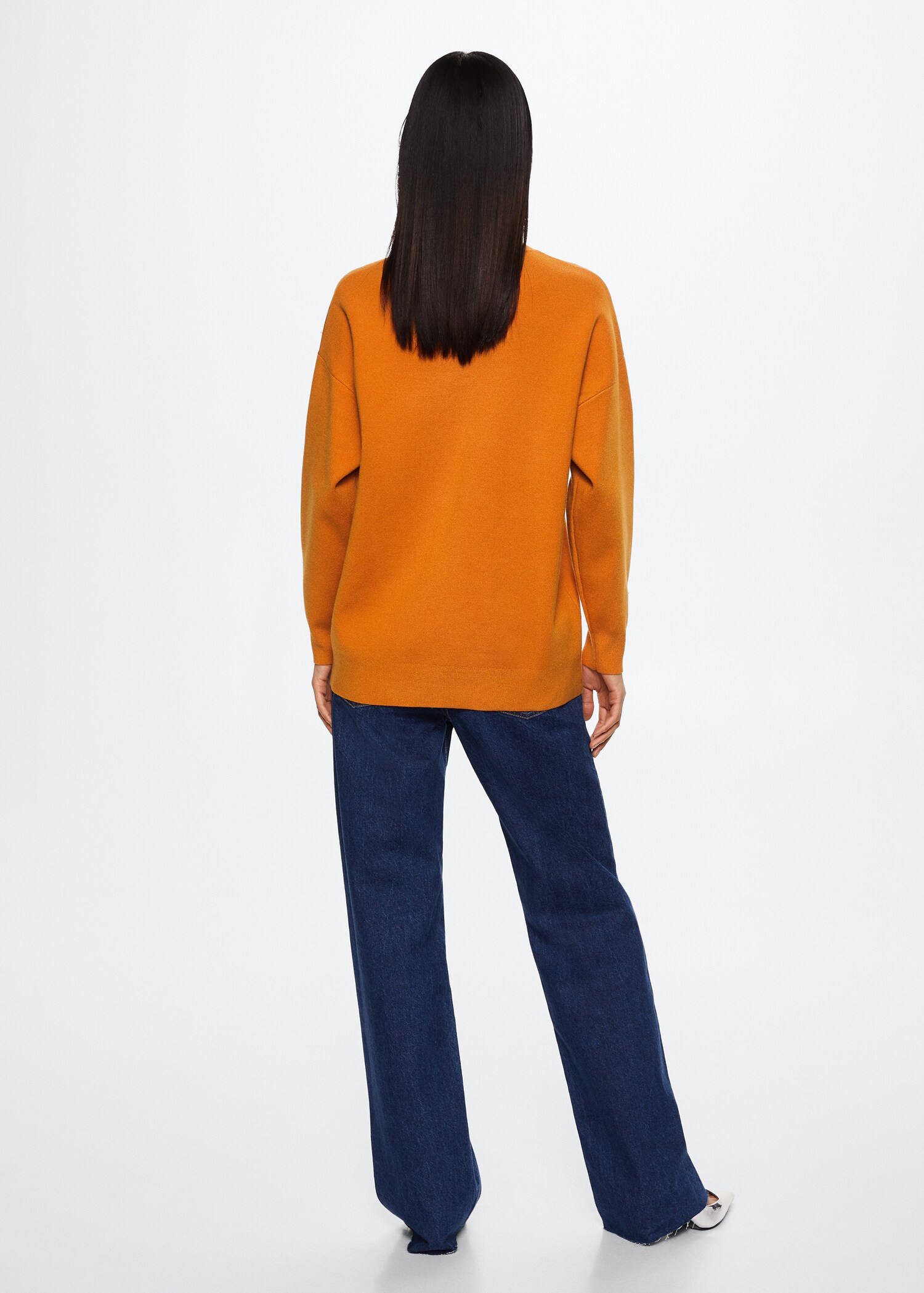 Oversize knit sweater - Reverse of the article