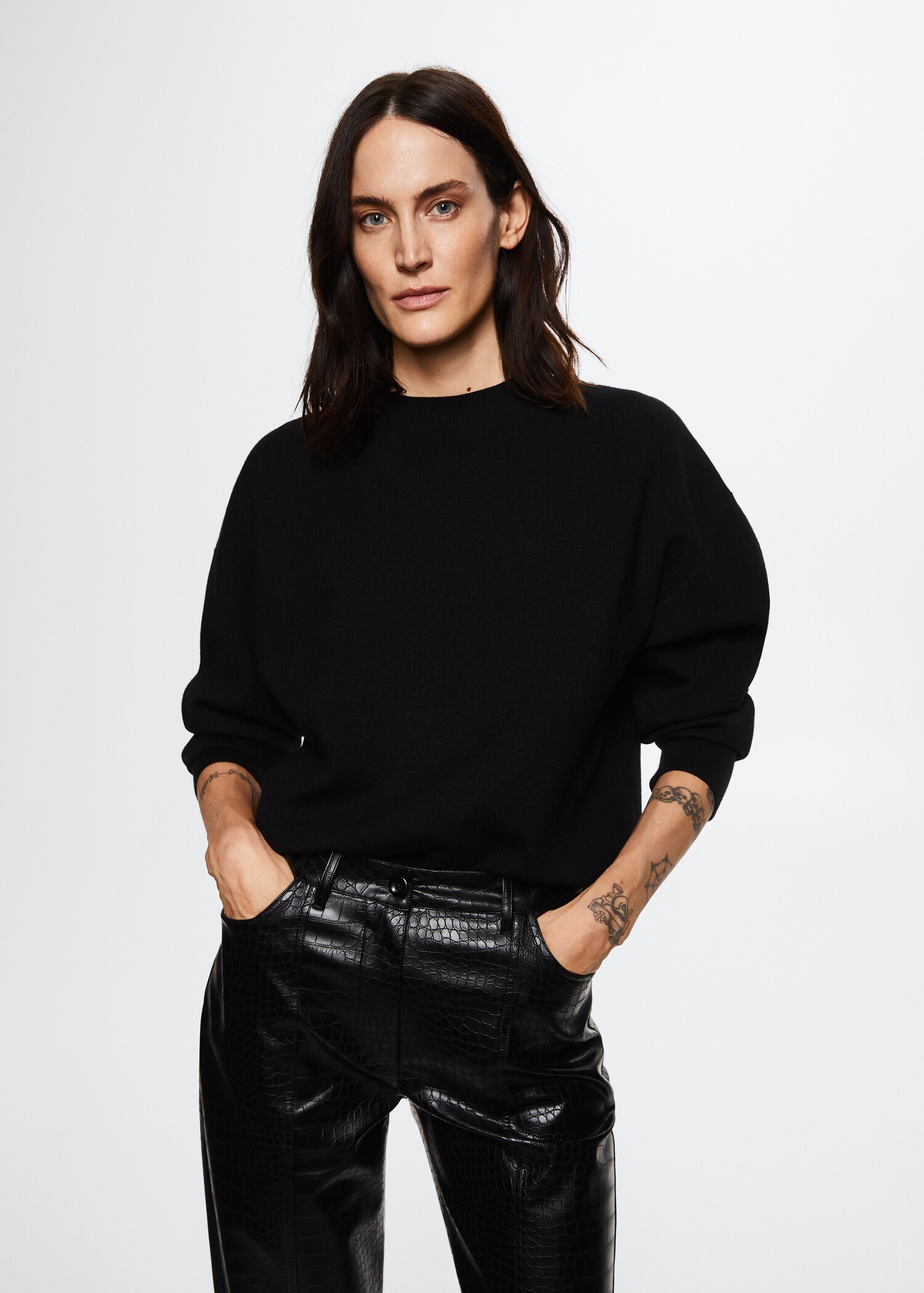 Oversize knit sweater - Medium plane