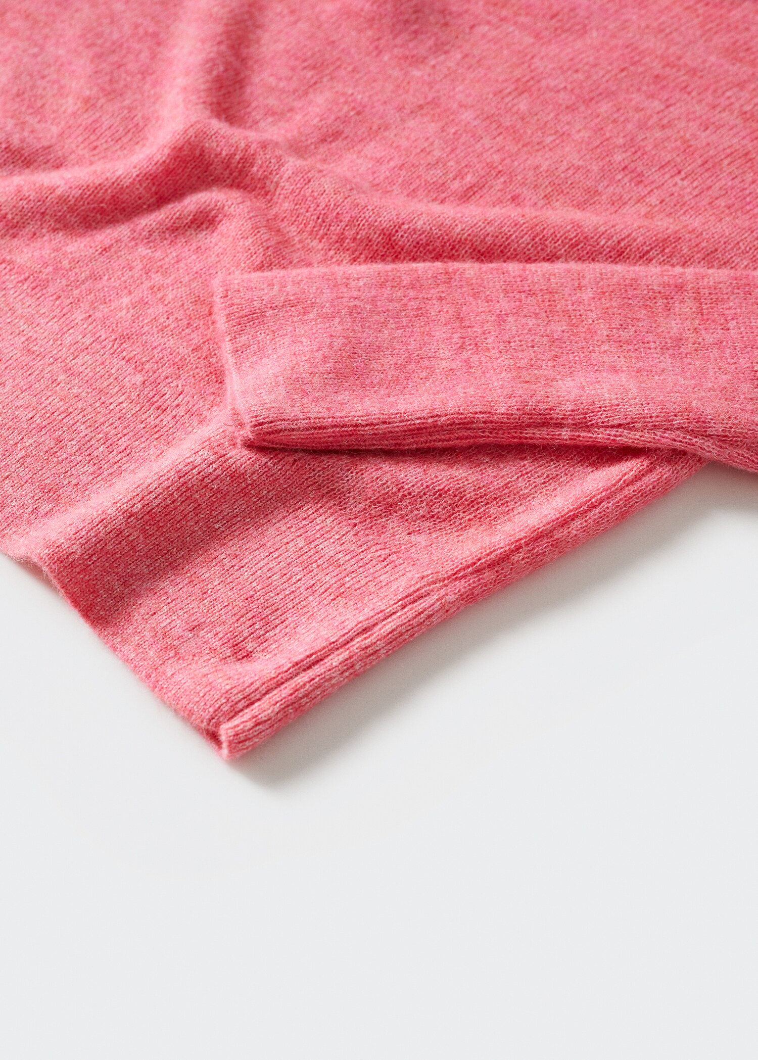 Cotton-linen round-neck knitted sweater - Details of the article 8