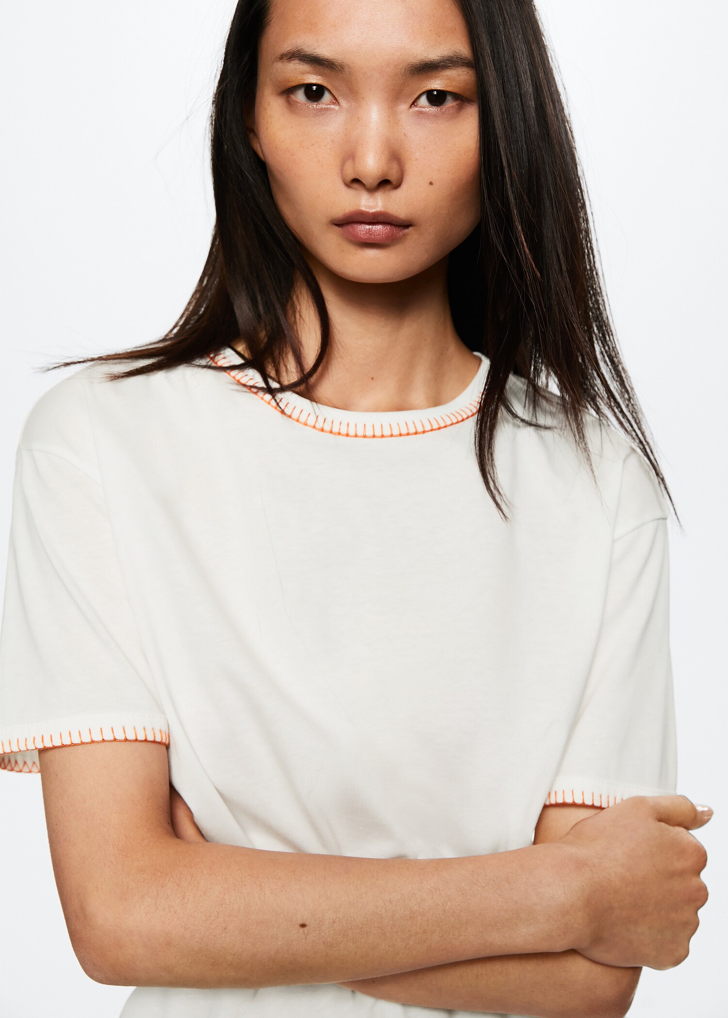 T-shirt coton broderies - Détail de l'article 1