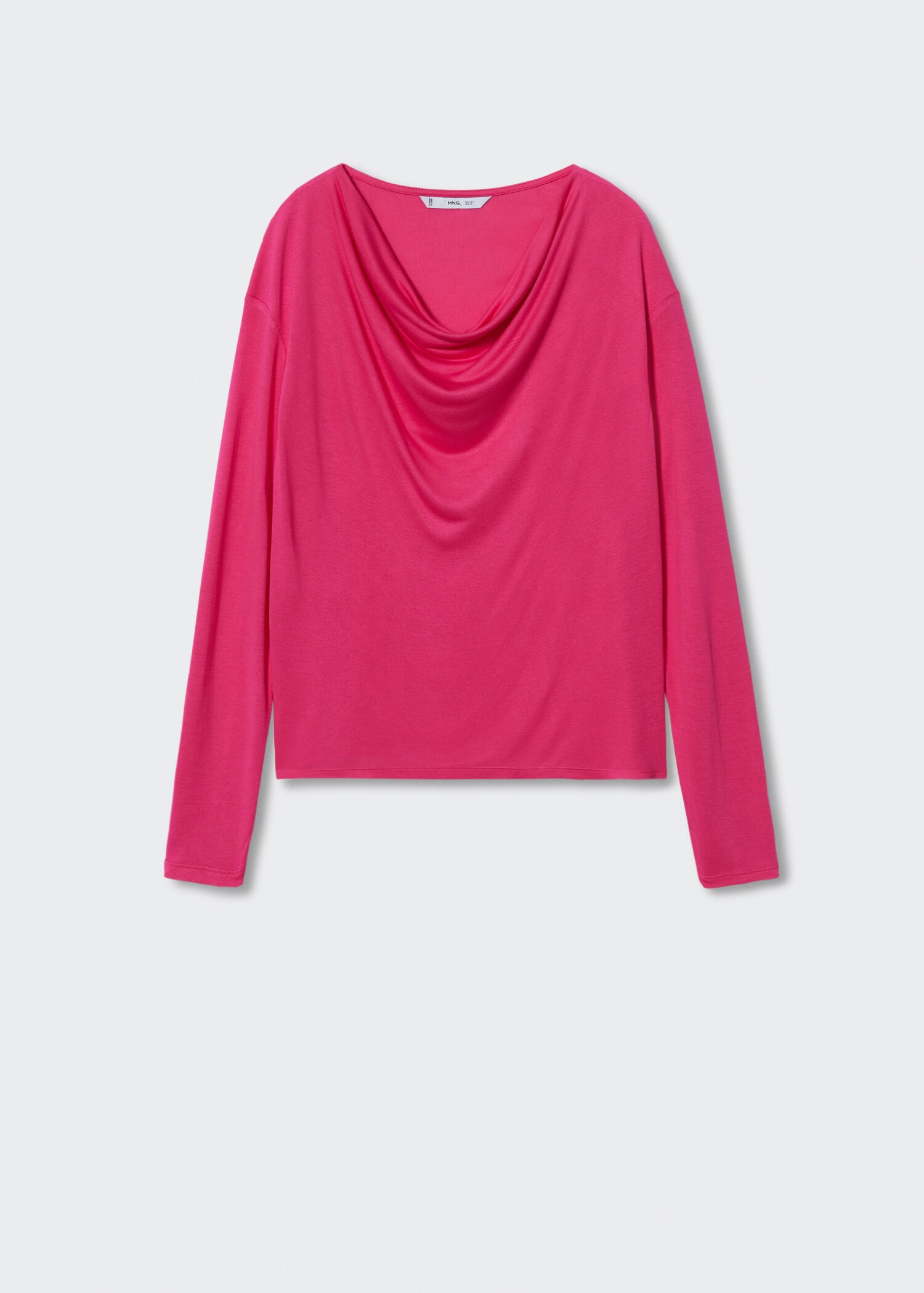 Detail neck T-shirt - Article without model