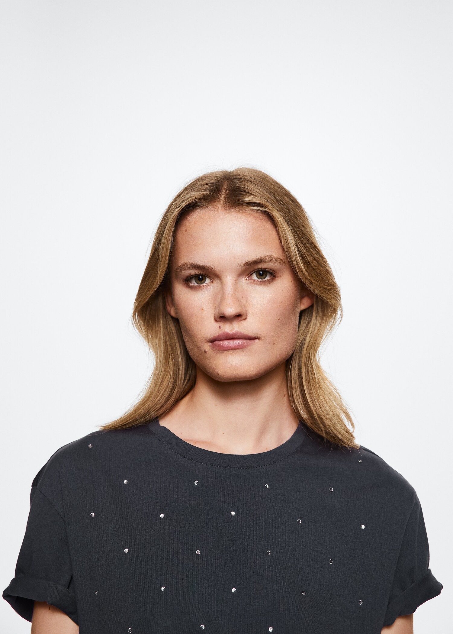 T-shirt coton strass - Détail de l'article 2