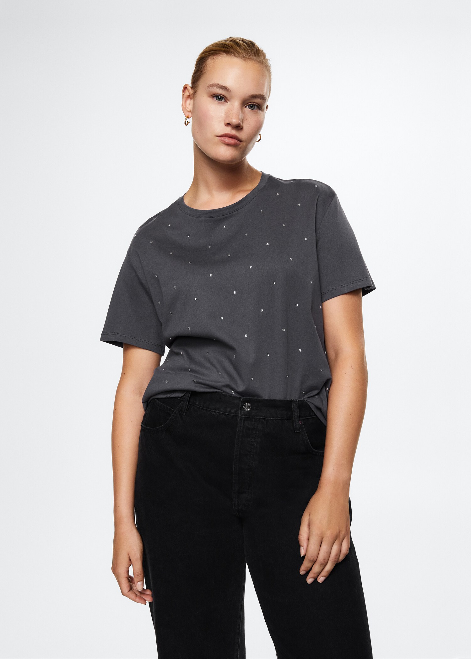 T-shirt coton strass - Détail de l'article 5