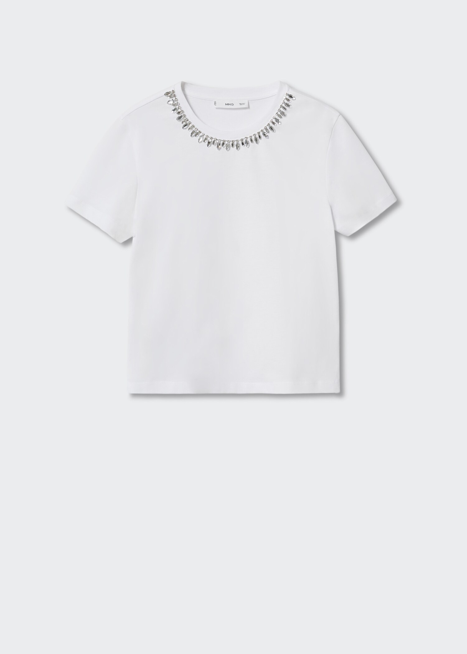 Crystal appliqué T-shirt - Article without model