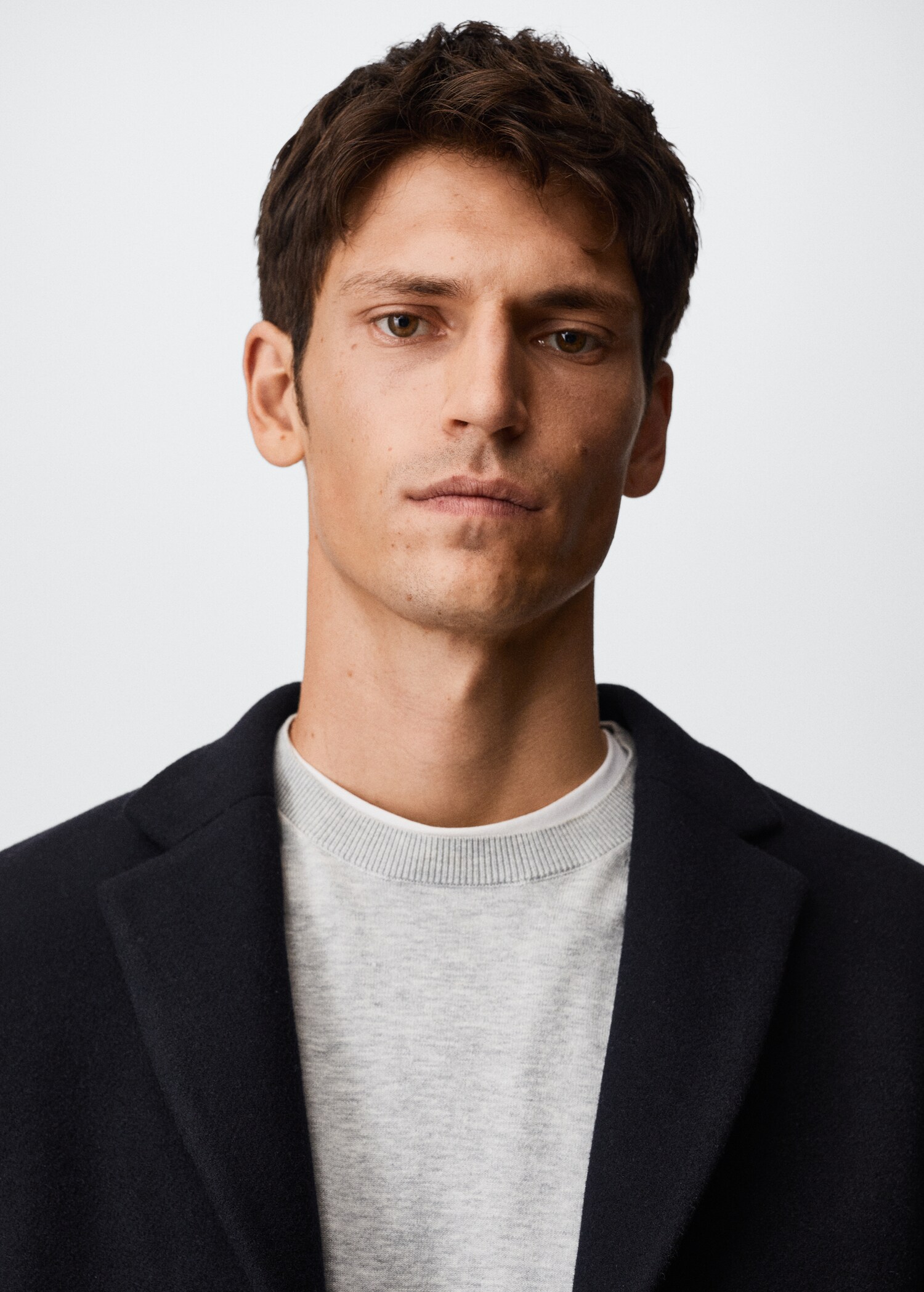 Long recycled wool coat - Details of the article 1