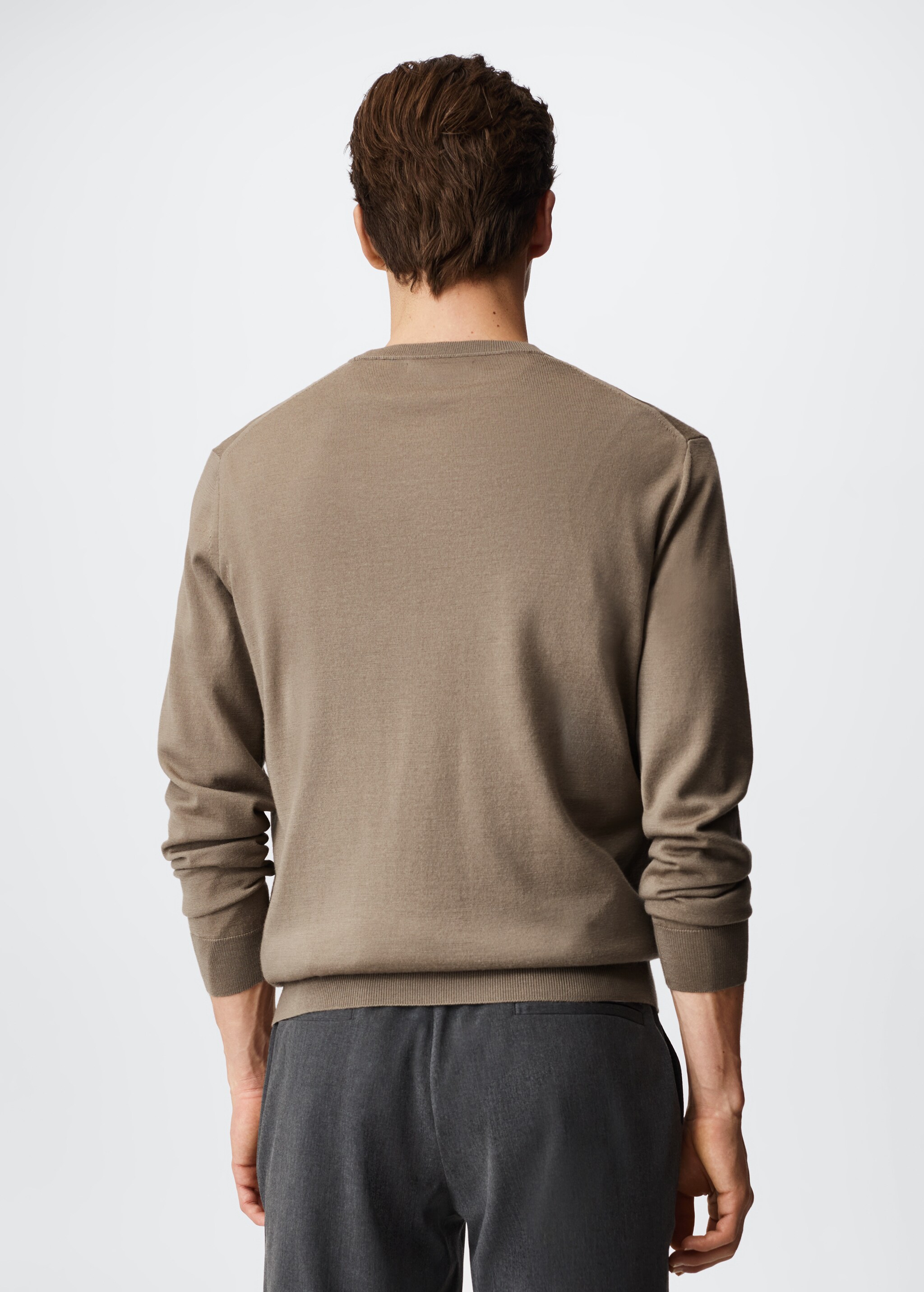 Merino wool washable sweater - Reverse of the article