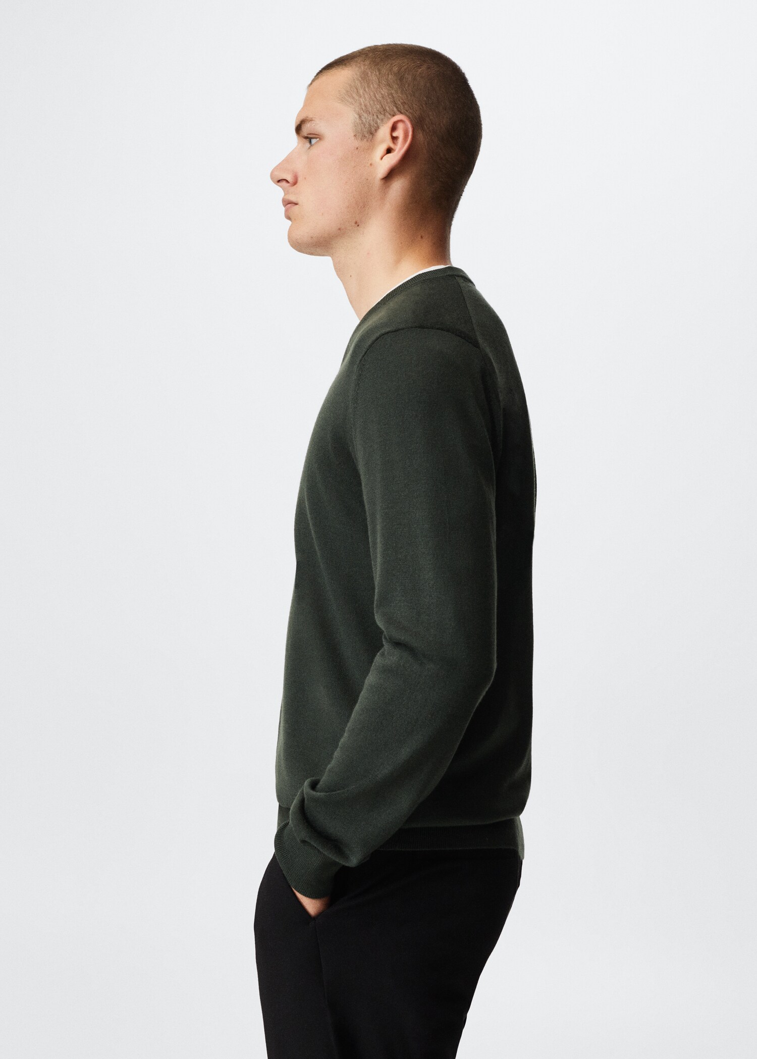Merino wool washable sweater - Details of the article 2
