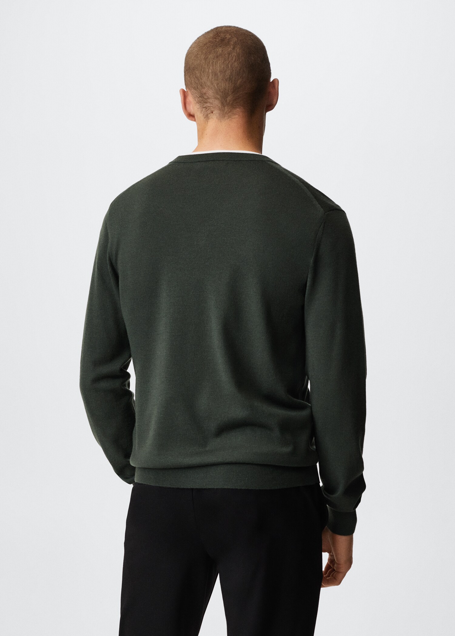 Merino wool washable sweater - Reverse of the article