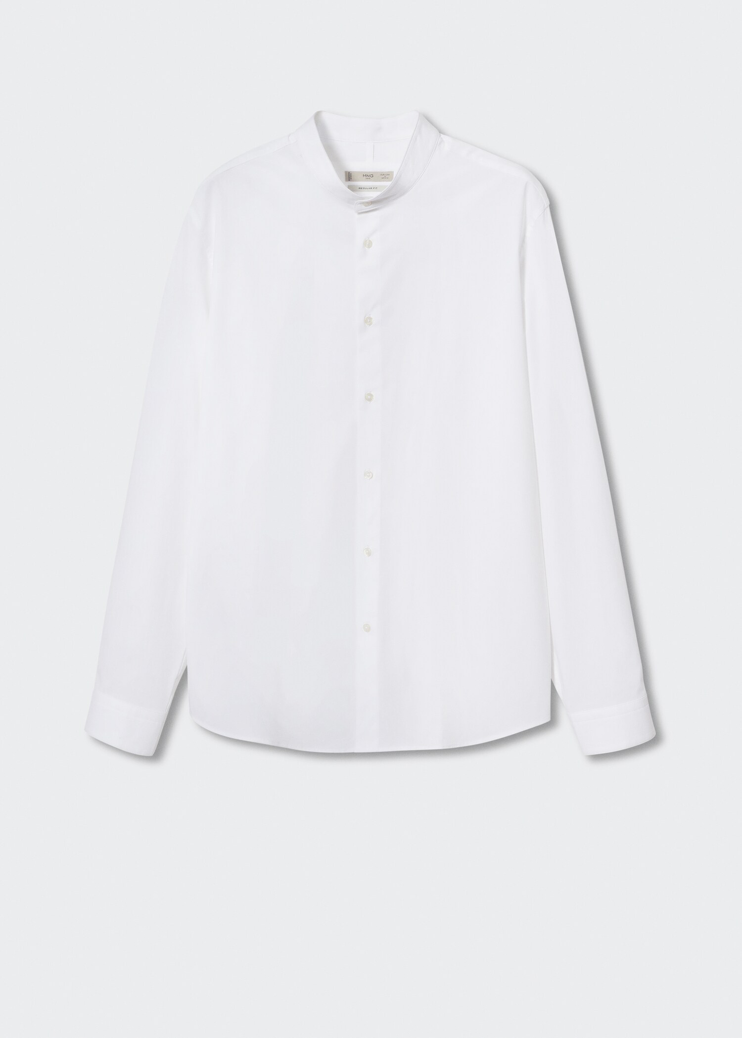 Regular fit Mao collar shirt - Article without model