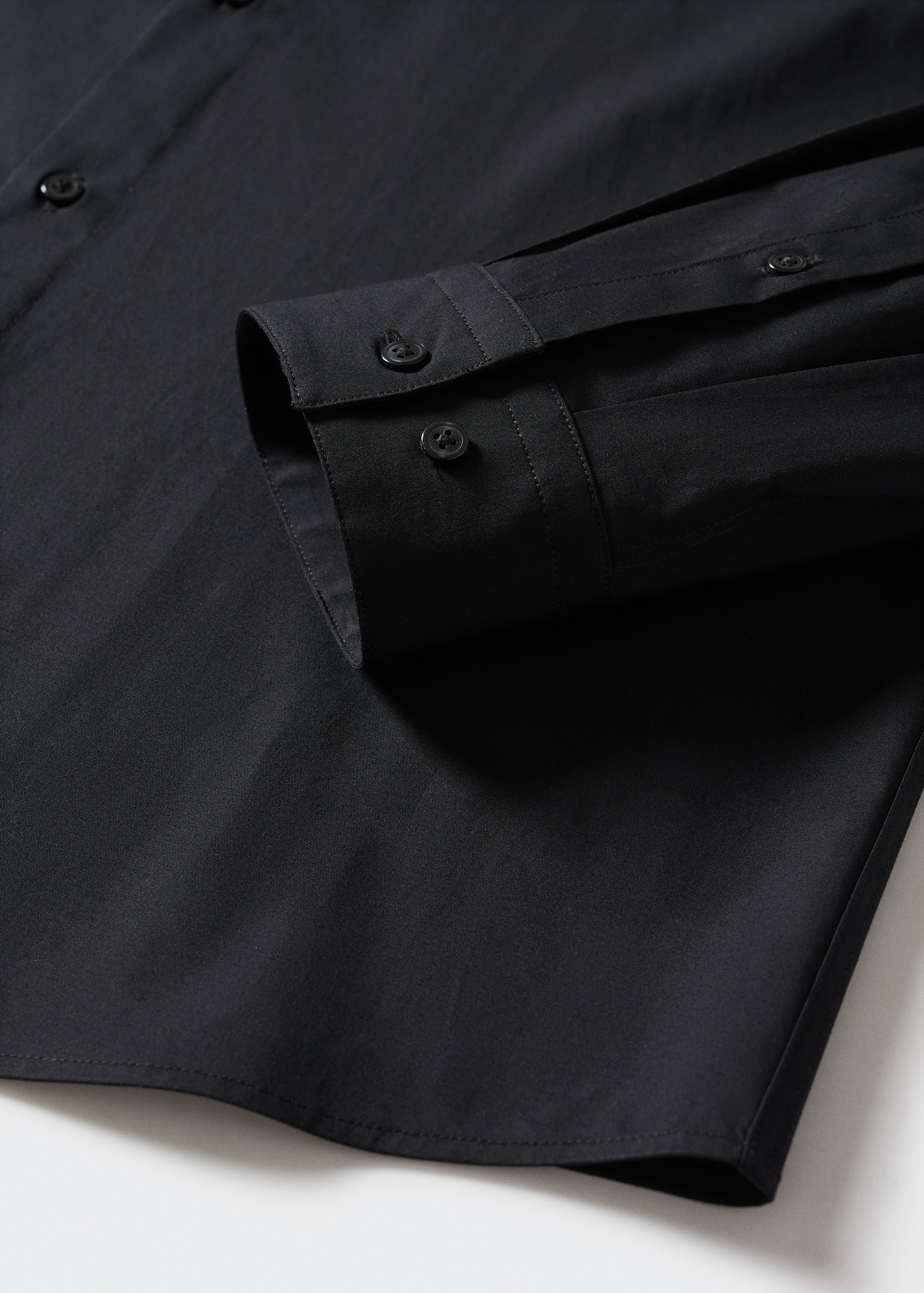 Regular fit Mao collar shirt - Details of the article 7