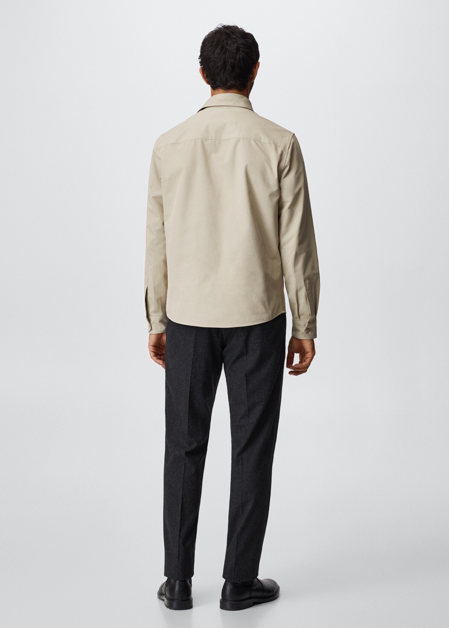 Camisa algodón sarga - Reverso del artículo