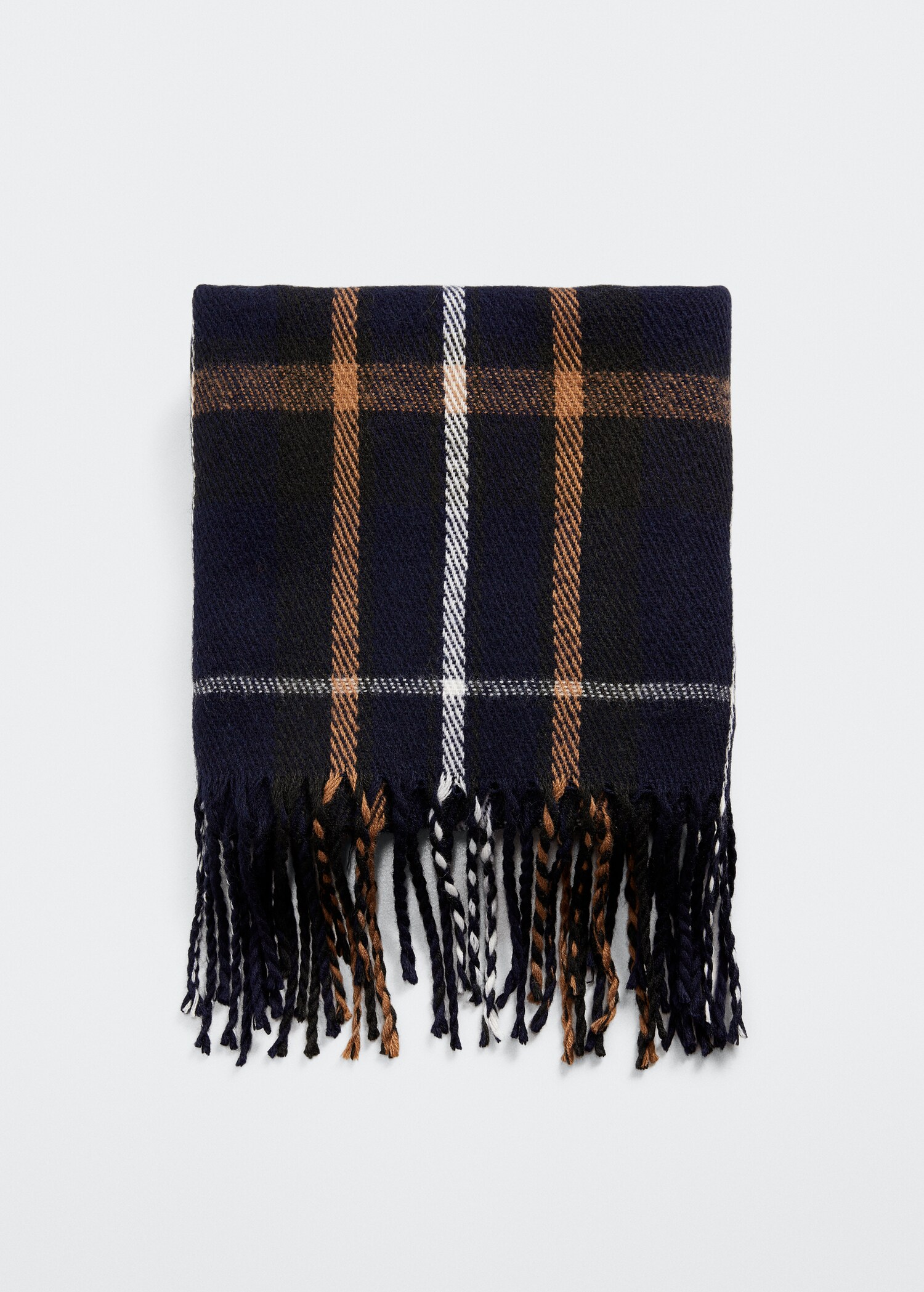 Fringed check scarf - Товар без моделі