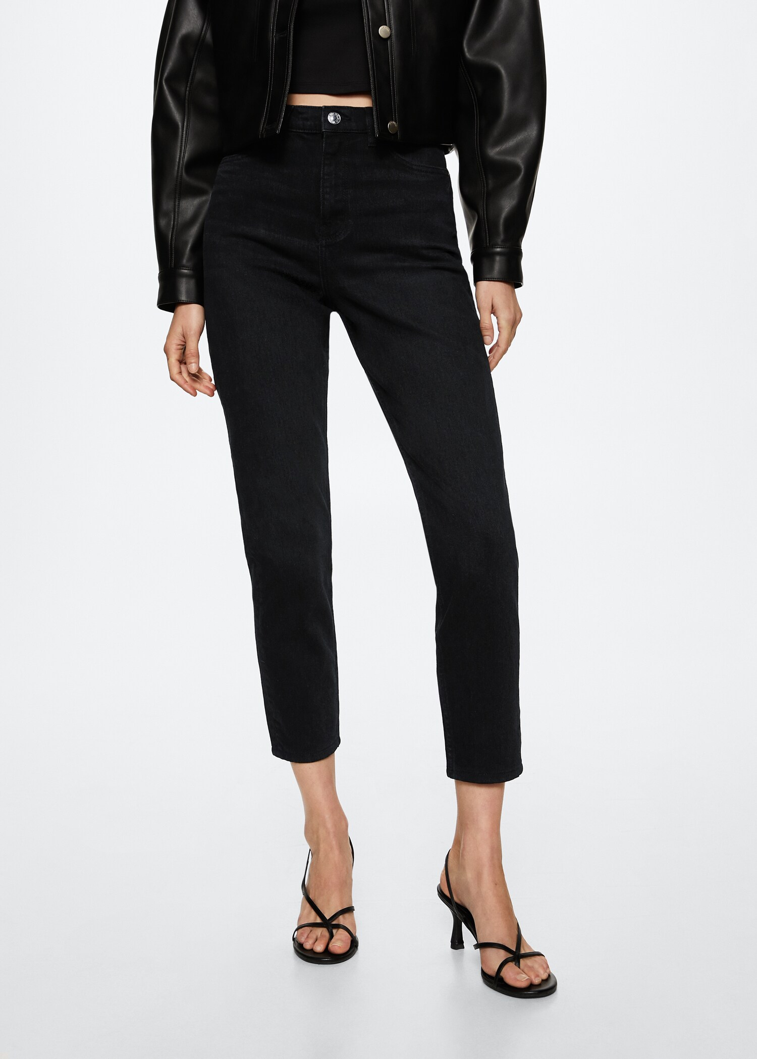 Mom comfort high-rise jeans - Medium plane