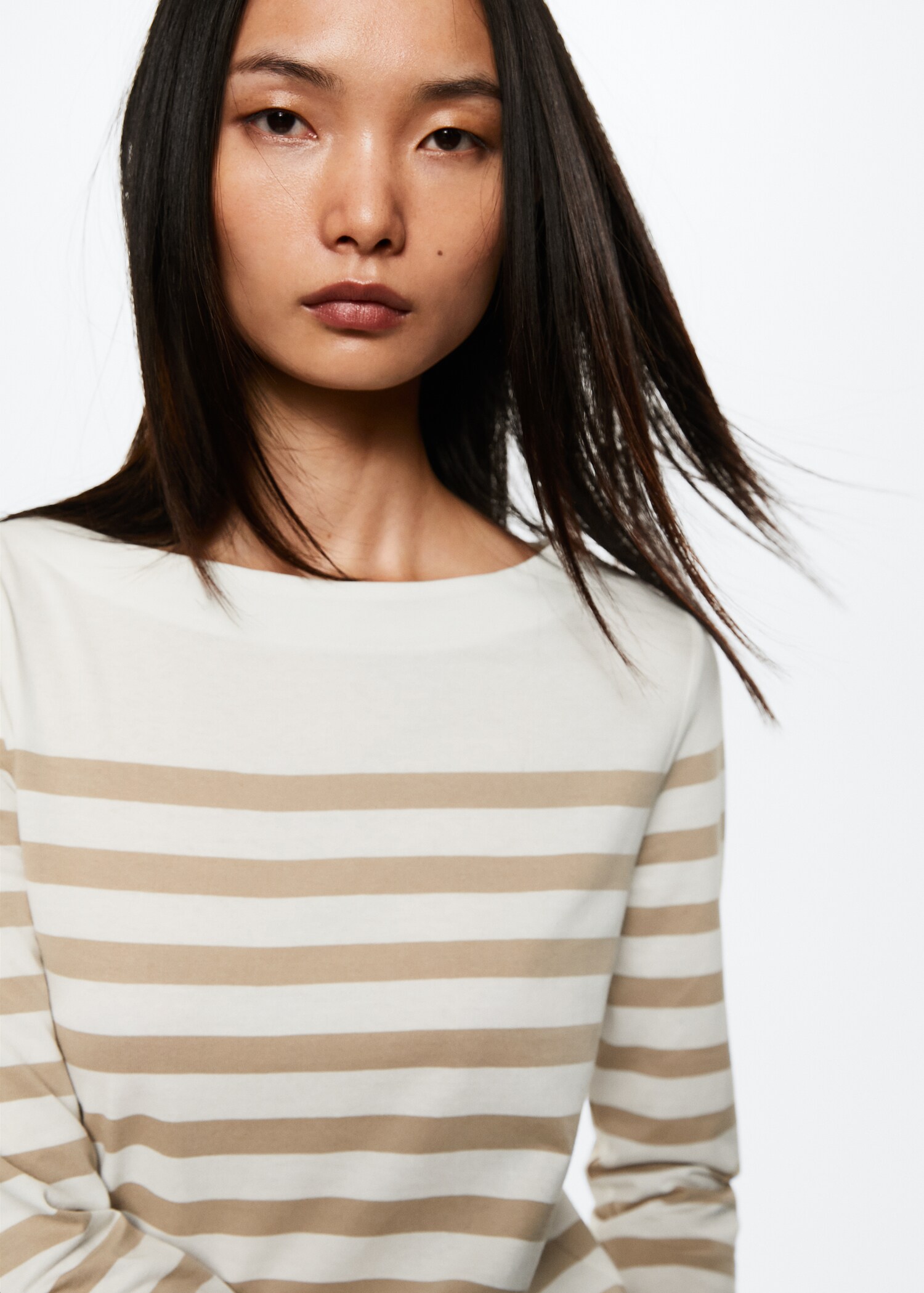T-shirt coton à rayures - Détail de l'article 2
