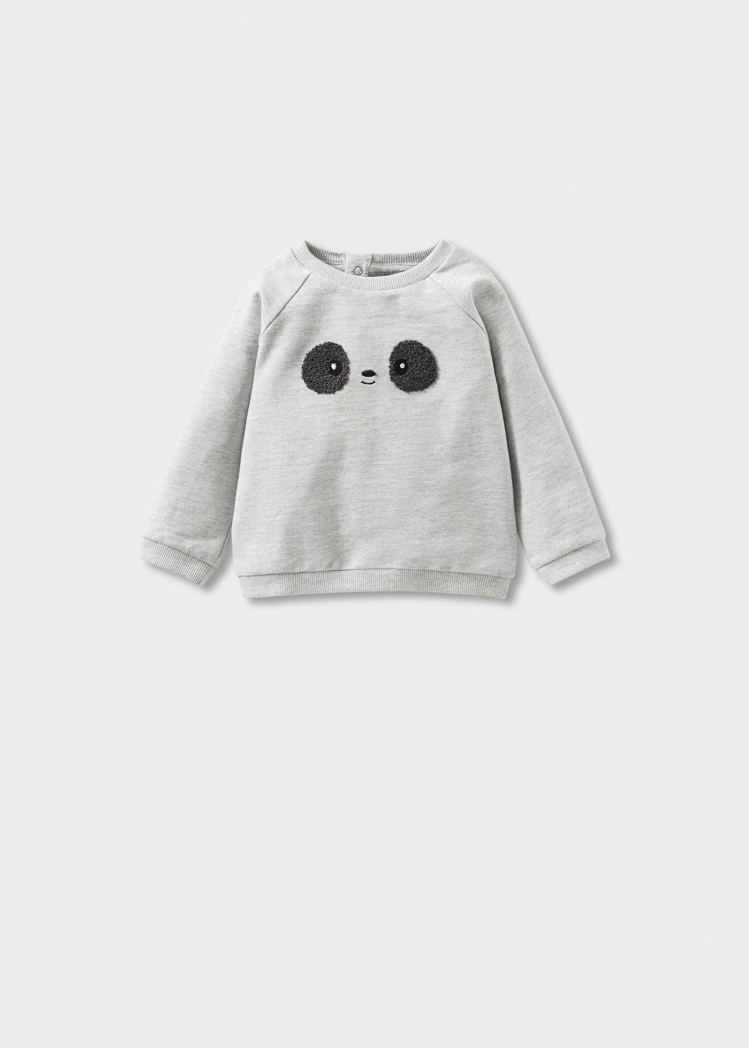 Sweatshirt de algodão com textura - Artigo sem modelo