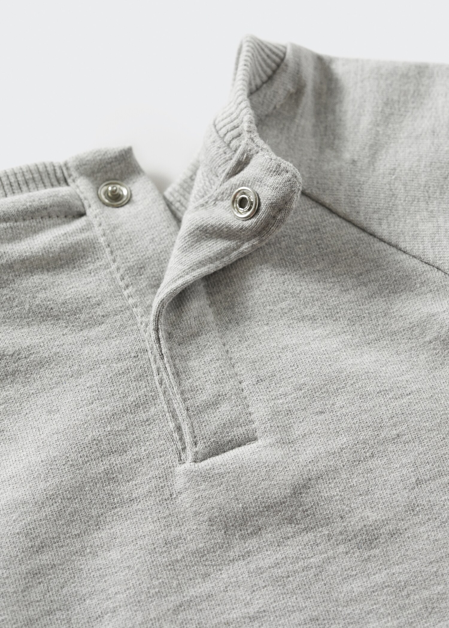 Sweatshirt de algodão com textura - Pormenor do artigo 0