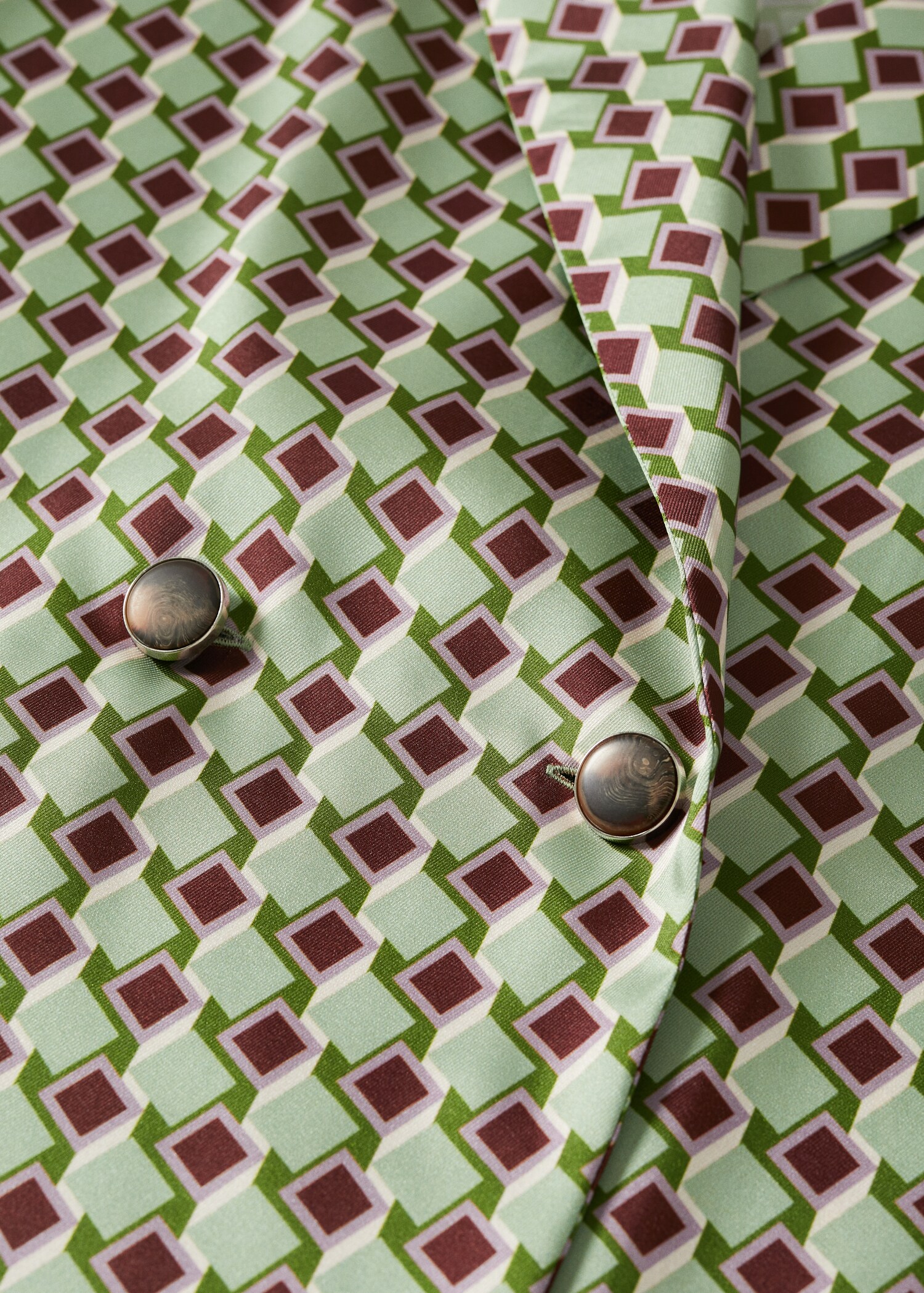 Satin print shirt - Details of the article 8