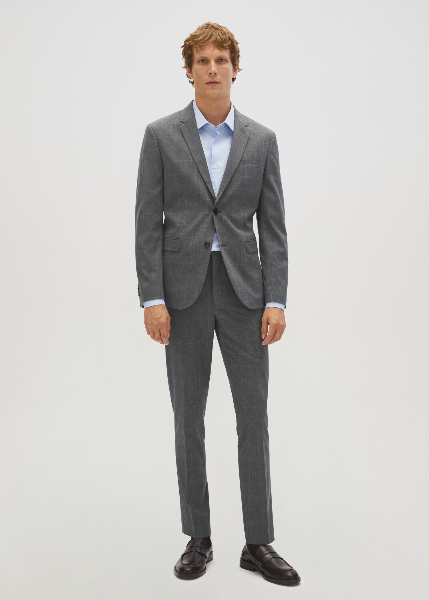 Super slim fit suit trousers - Details of the article 7