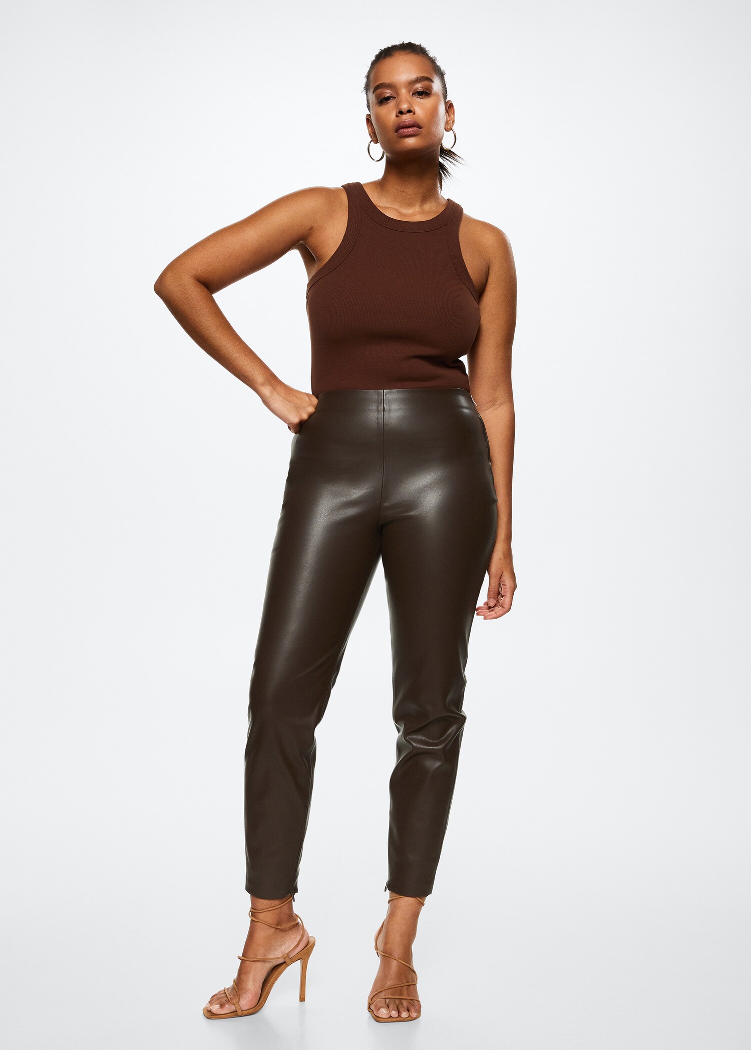 Leggings efecto piel aberturas - Detalle del artículo 4