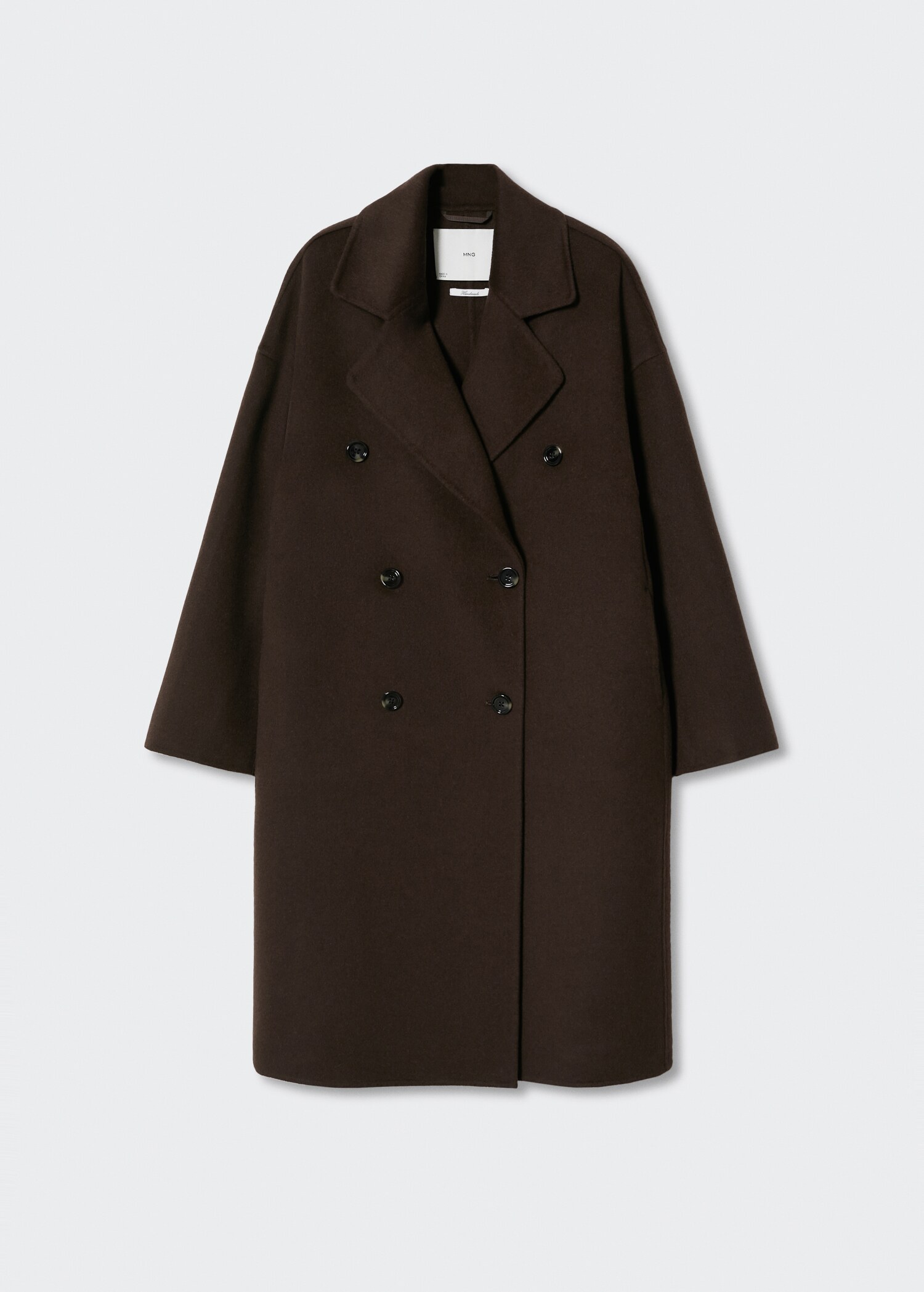 Handmade oversized wool coat - Article without model