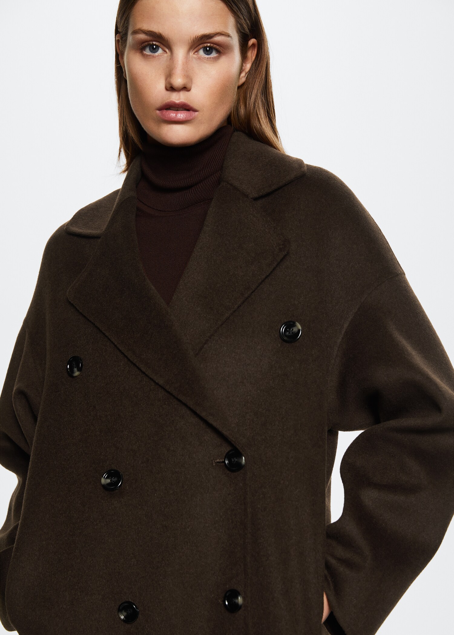 Handmade oversized wool coat - Details of the article 2