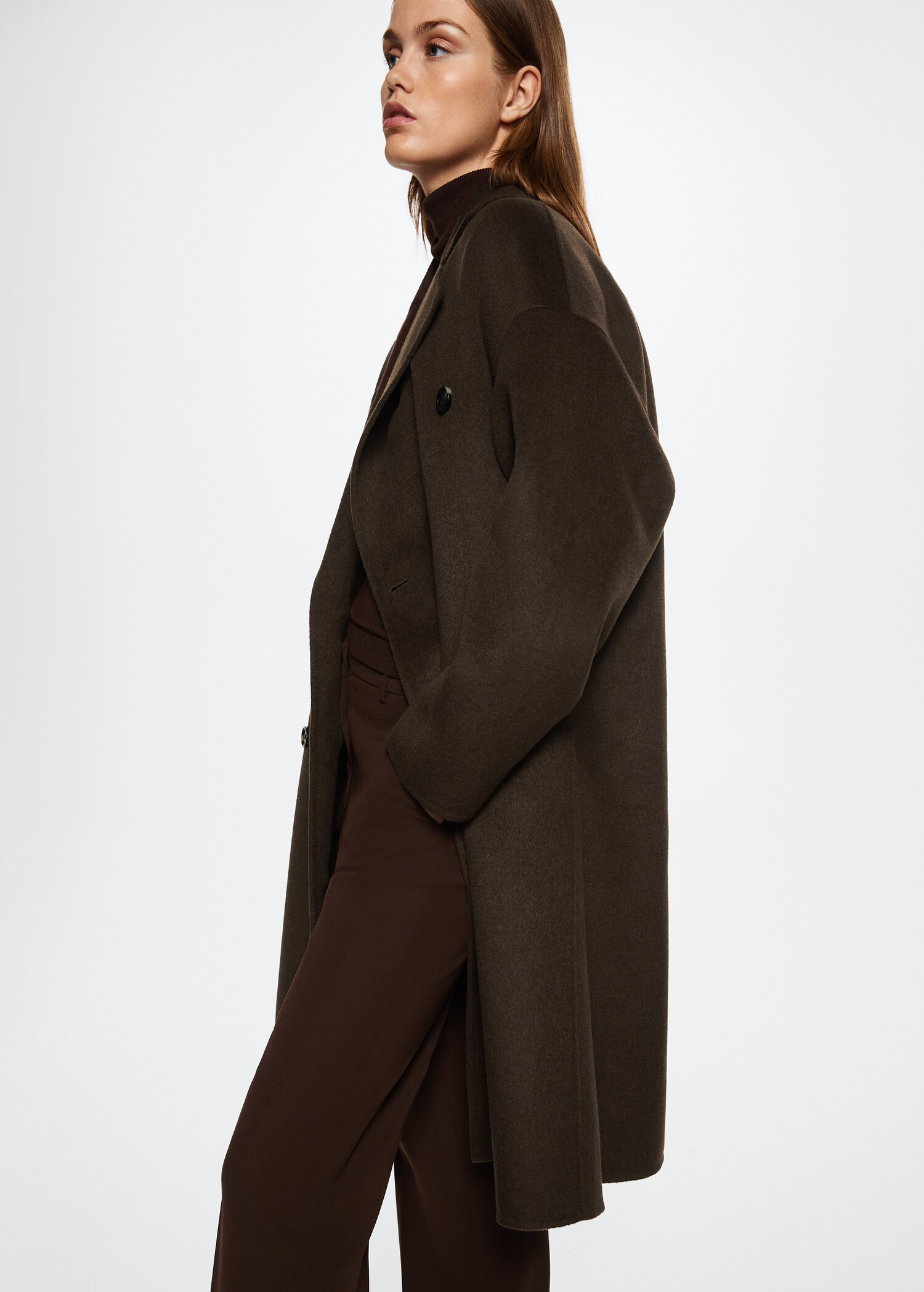 Handmade oversized wool coat - Details of the article 3