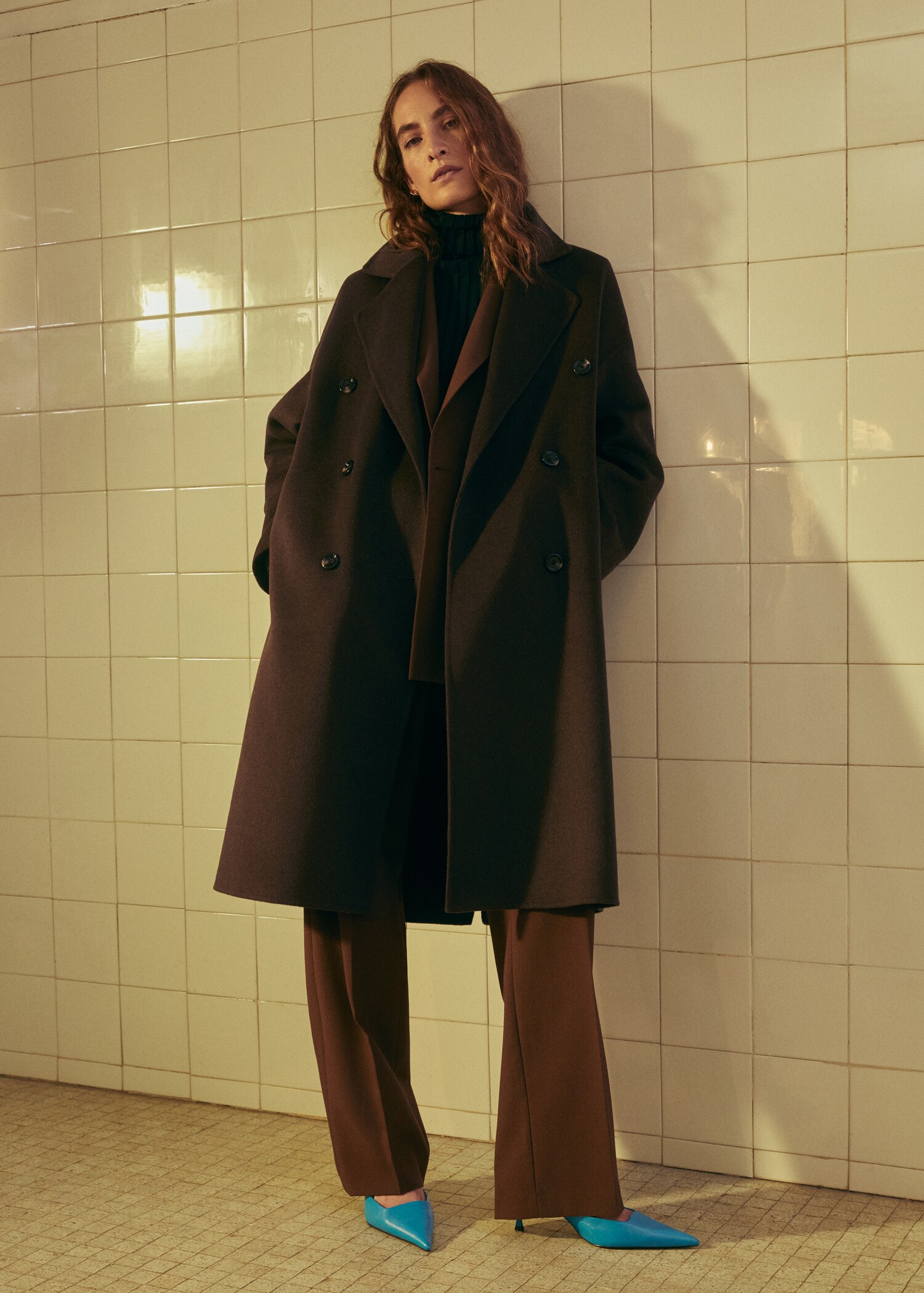 Handmade oversized wool coat - Details of the article 6