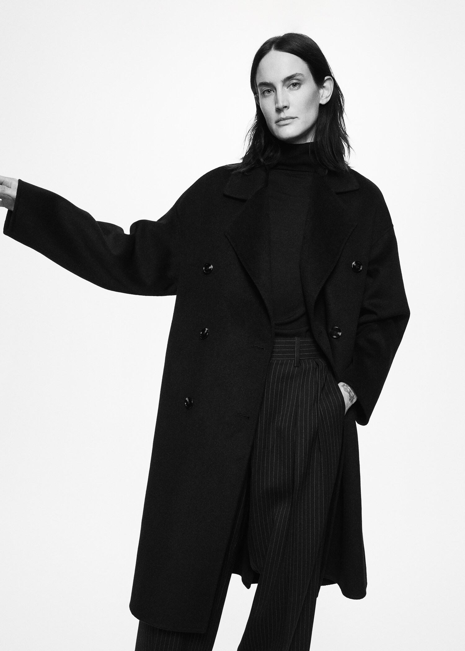 Handmade oversized wool coat - Details of the article 2