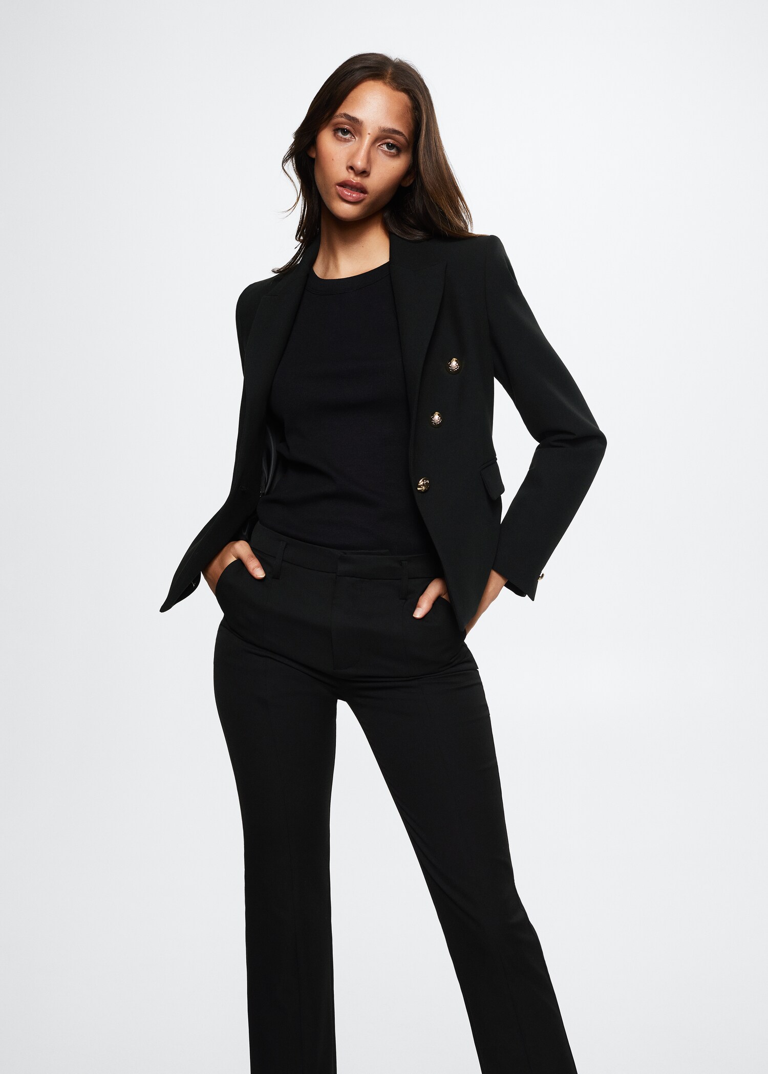 Double-breasted blazer - Medium plane