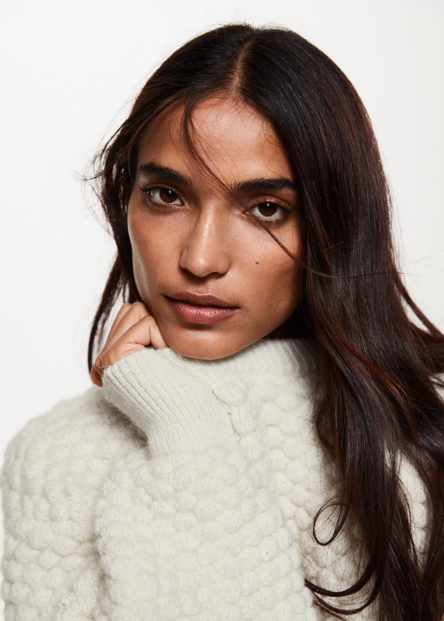 Texturierter Strickpullover - Detail des Artikels 1