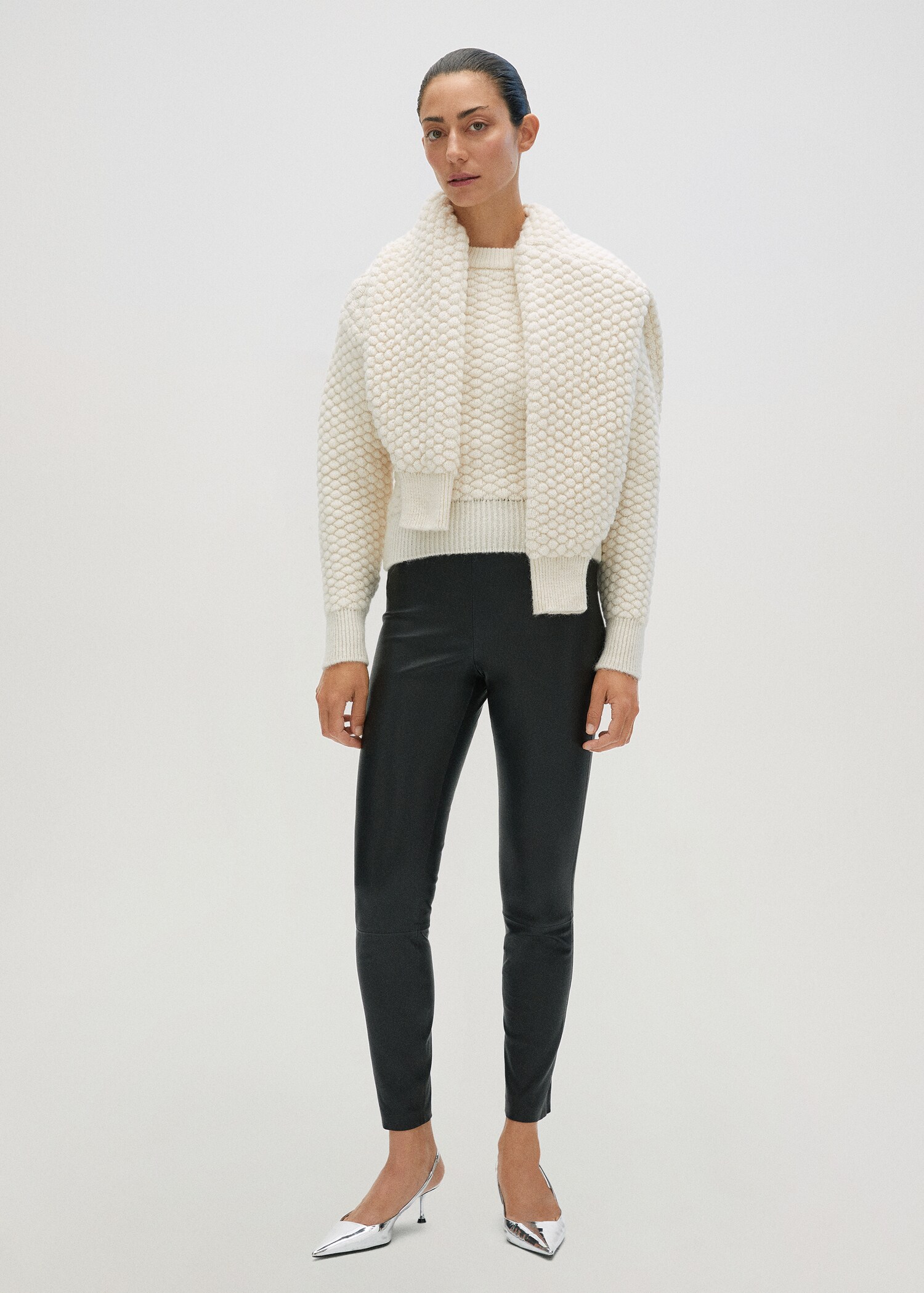 Texturierter Strickpullover - Detail des Artikels 7