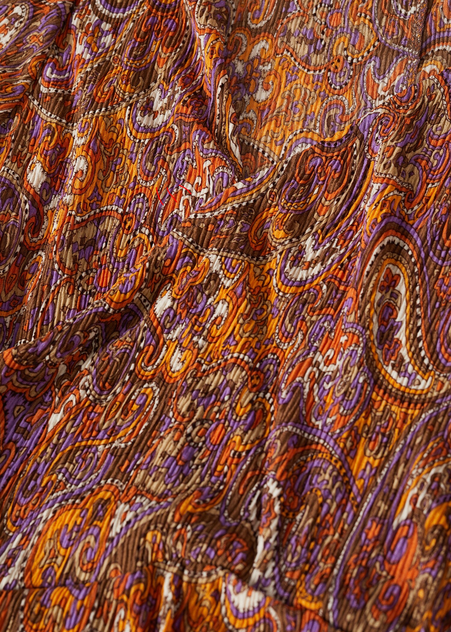 Printed textured dress - Details of the article 8