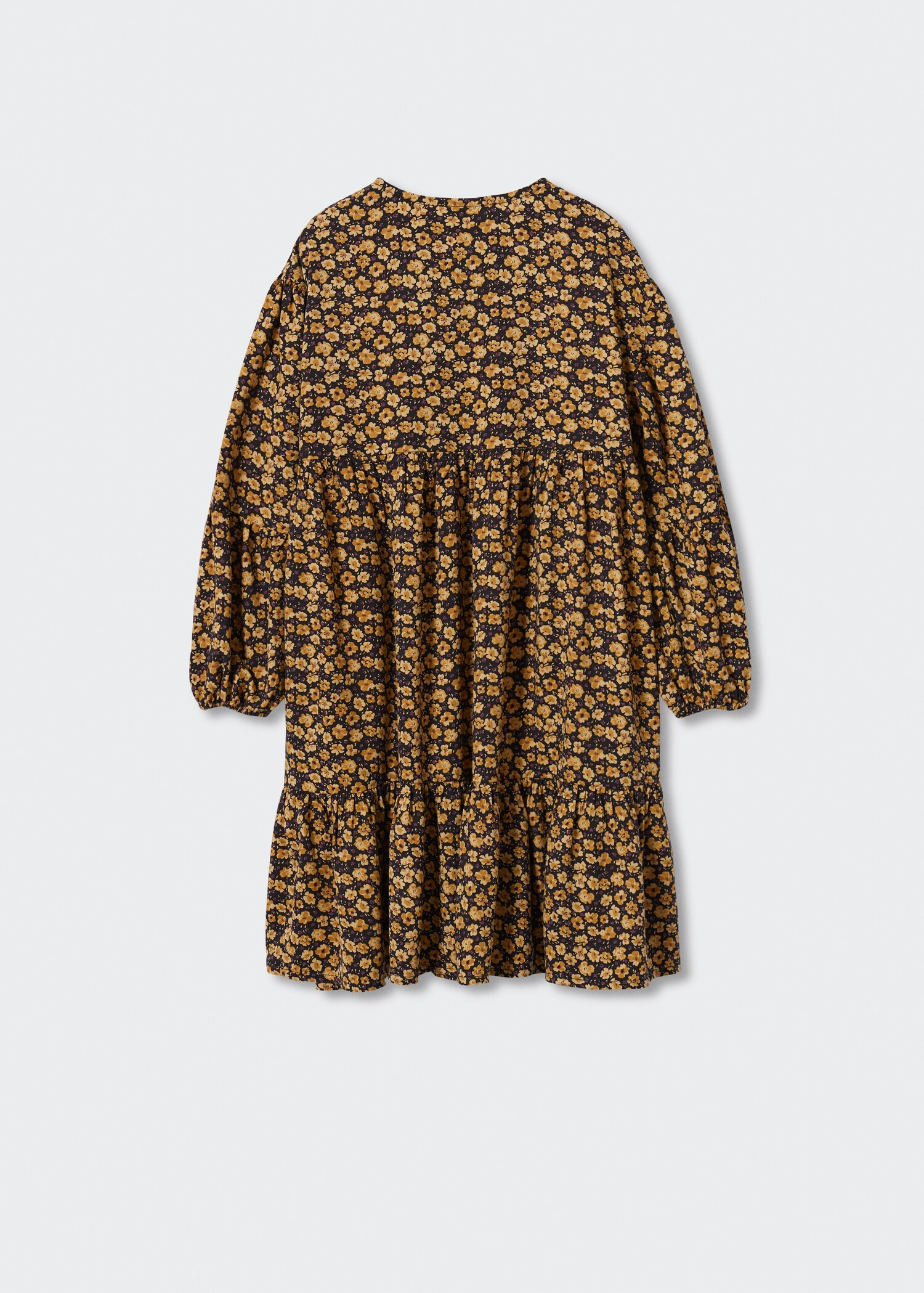 Flower print dress - Reverse of the article