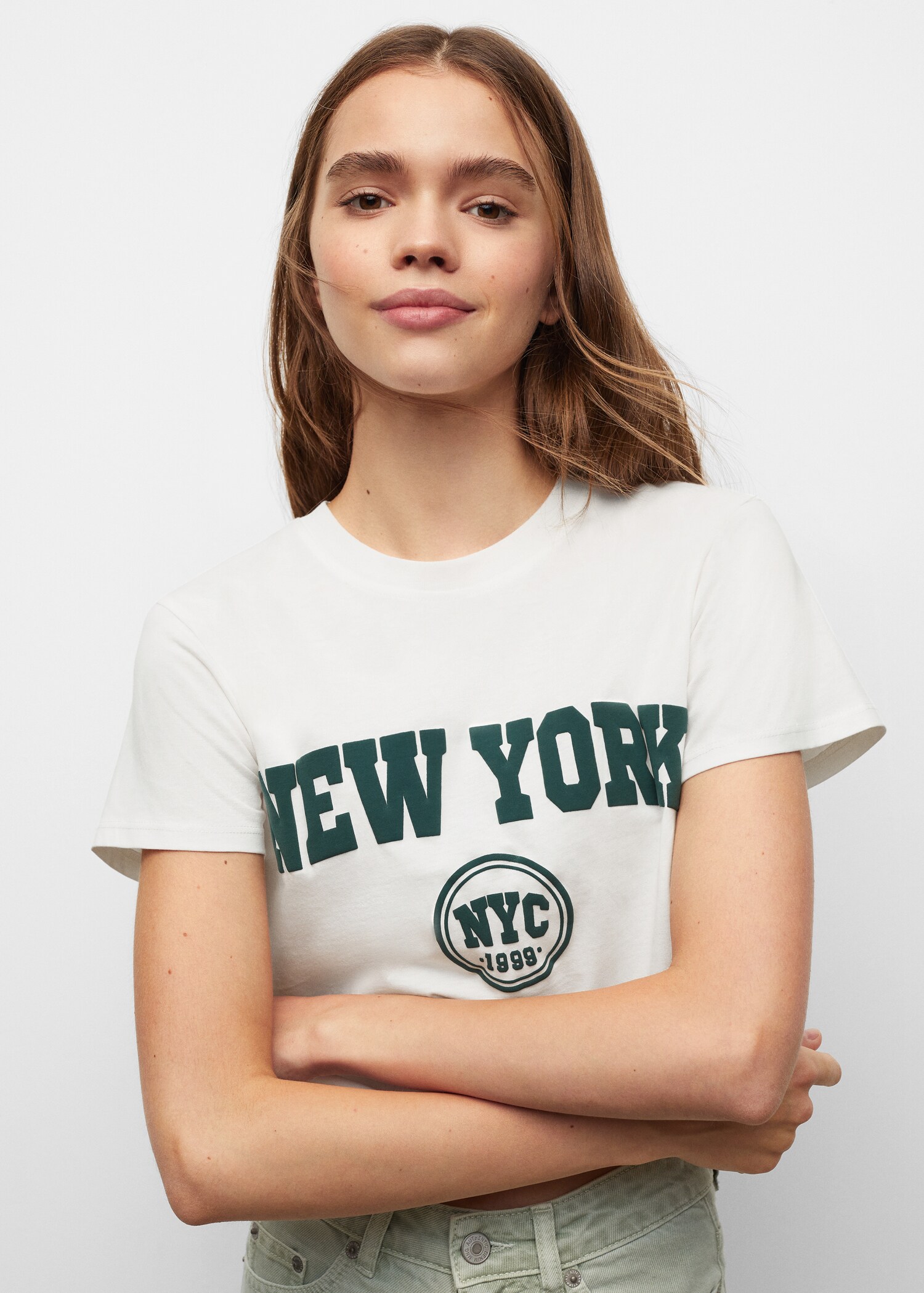 Printed message T-shirt - Details of the article 1