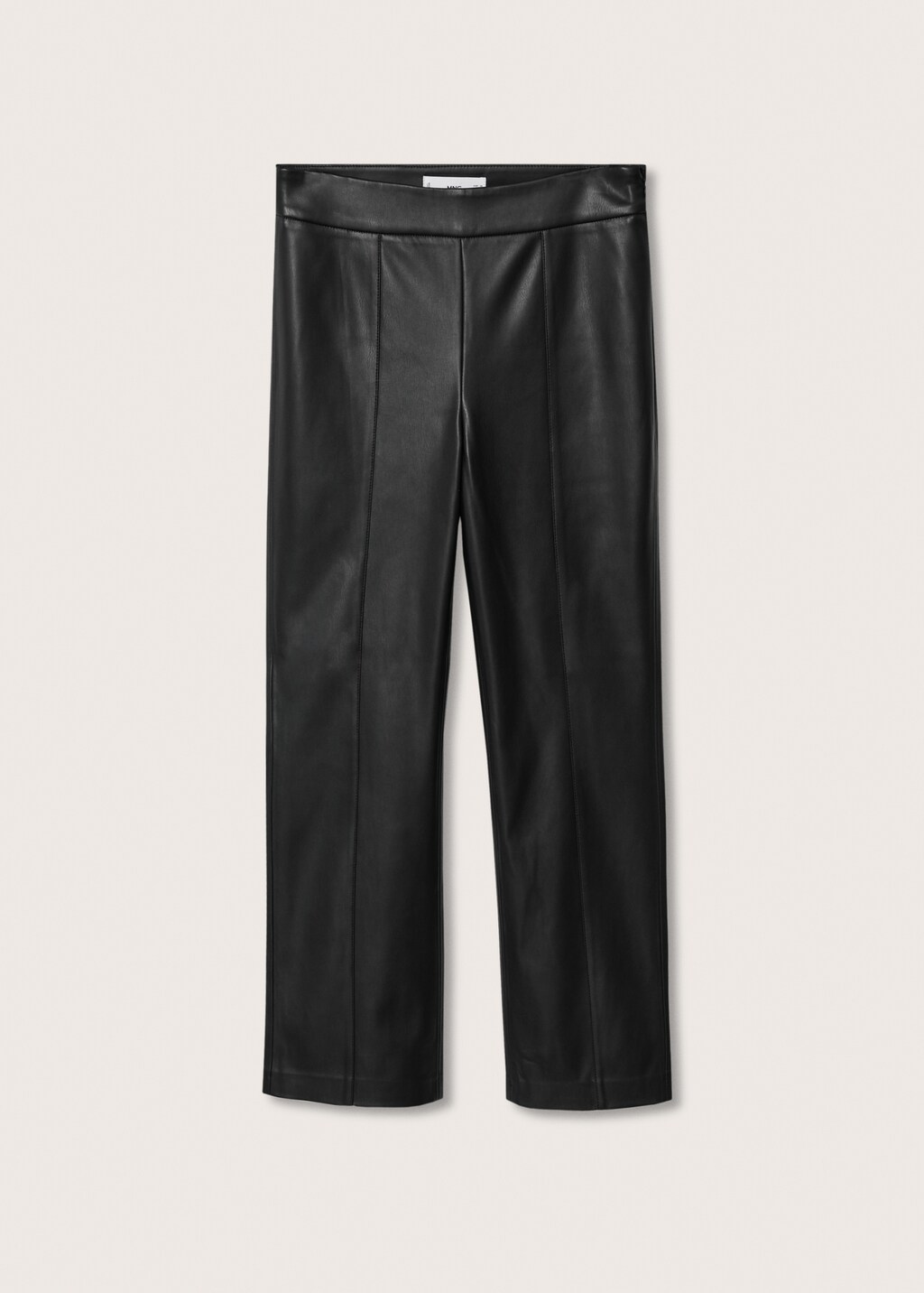 Pantalon droit similicuir Femme MANGO Maurice
