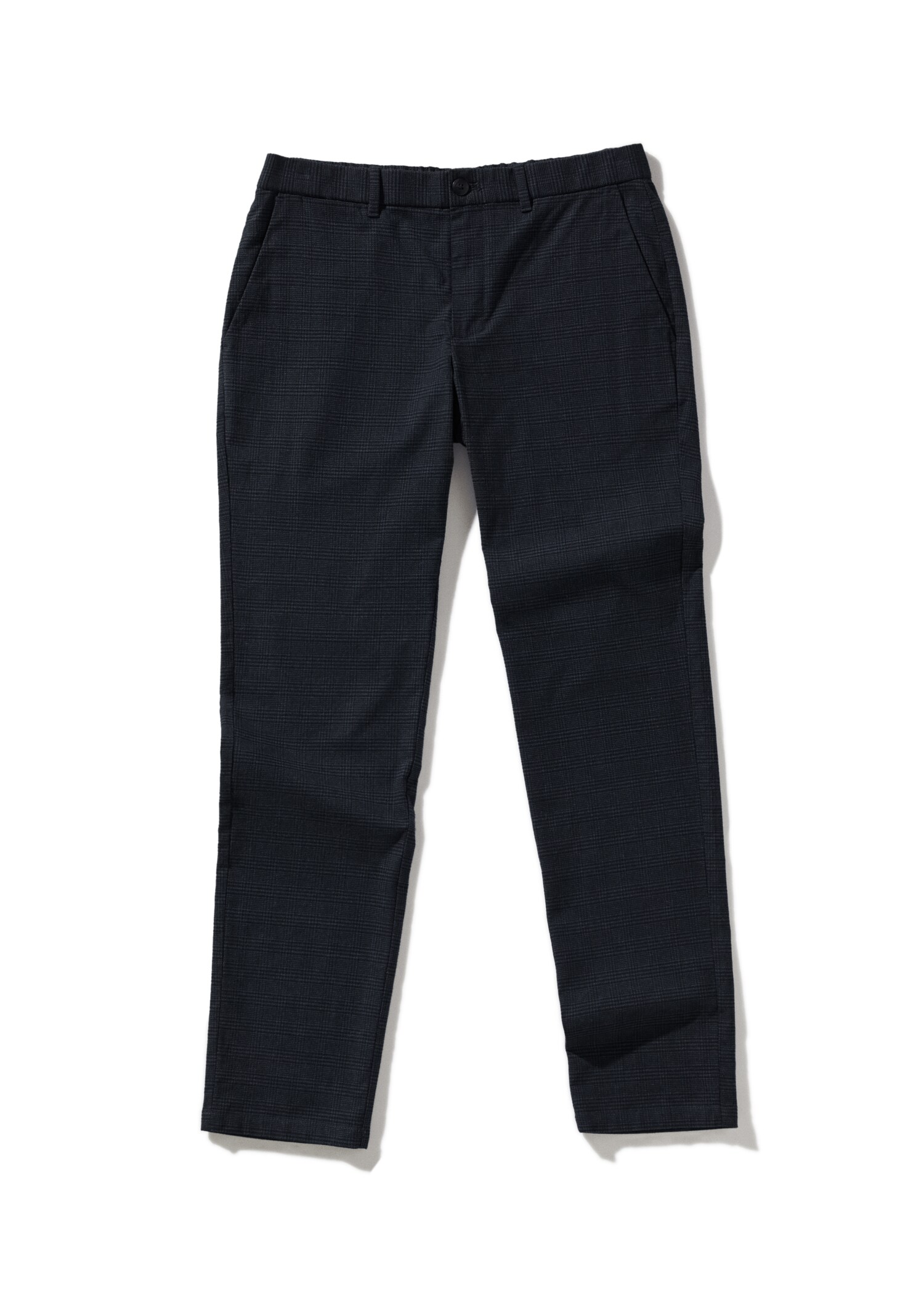 Calças slim fit de algodão aos quadrados - Pormenor do artigo 9