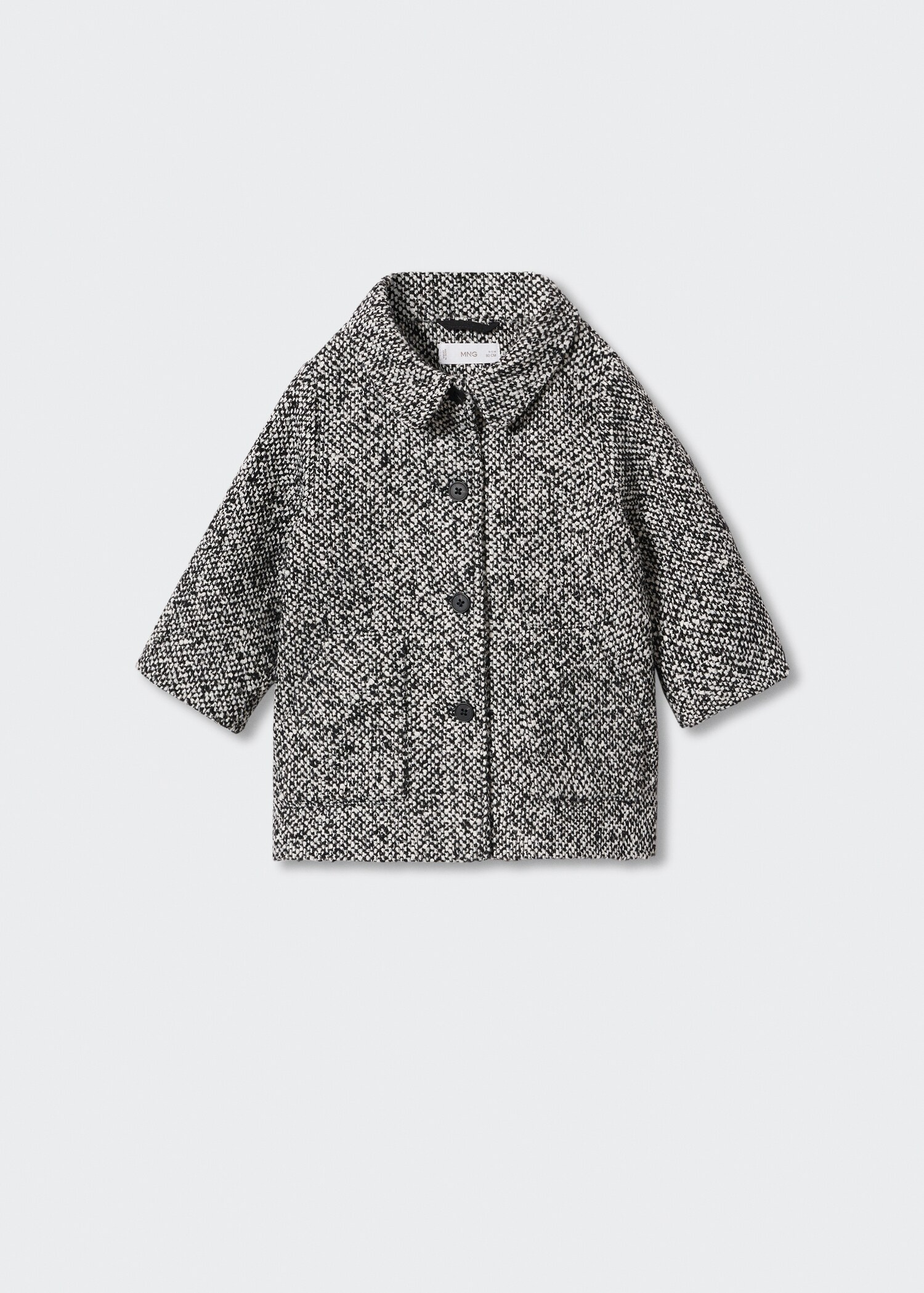 Flecked textured coat - Article without model