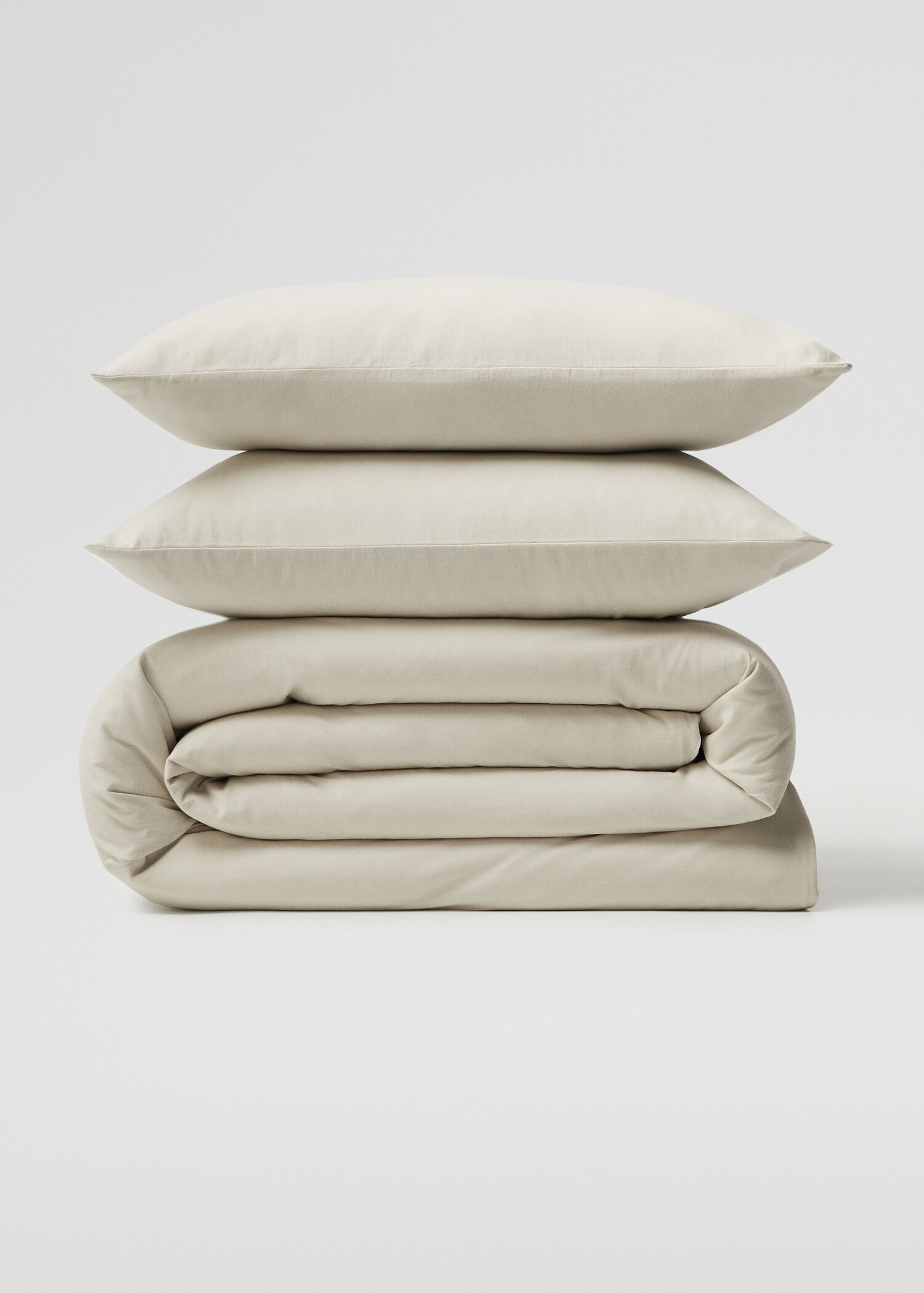 Cotton knit duvet cover 35.43 in bed - Article without model