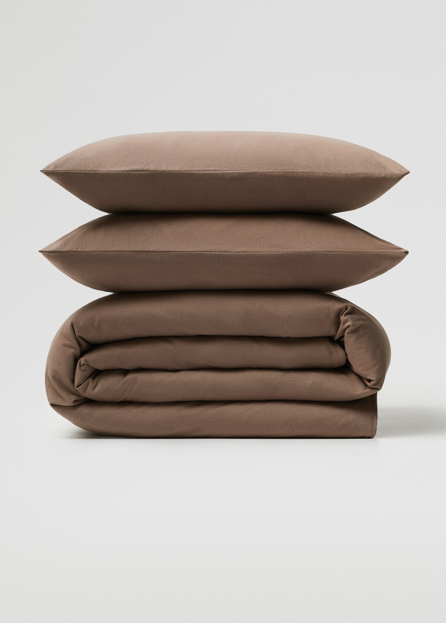 Cotton knit duvet cover 35.43 in bed - Article without model