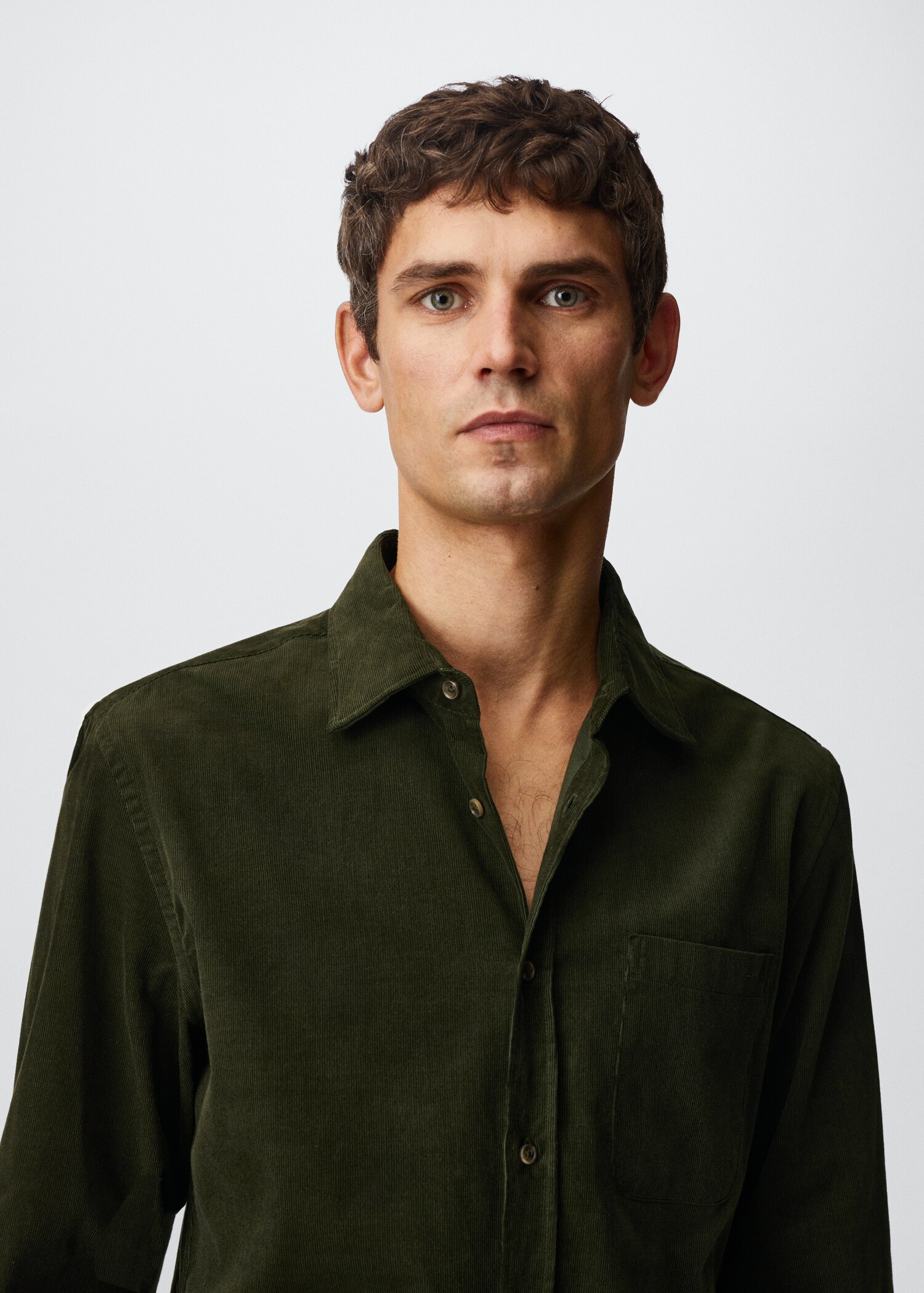 Camisa regular fit micropana - Detalle del artículo 1