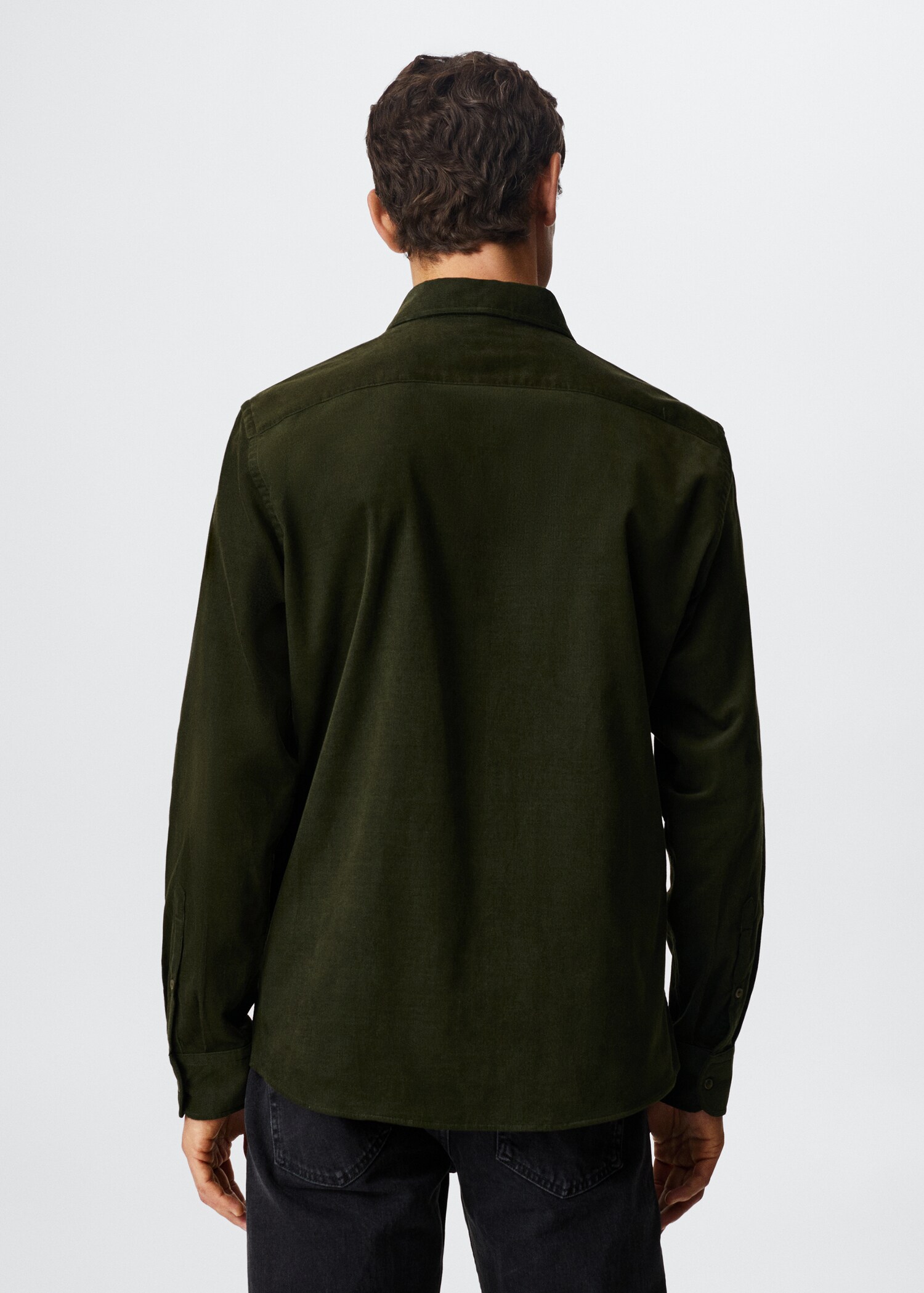 Camisa regular fit micropana - Reverso del artículo
