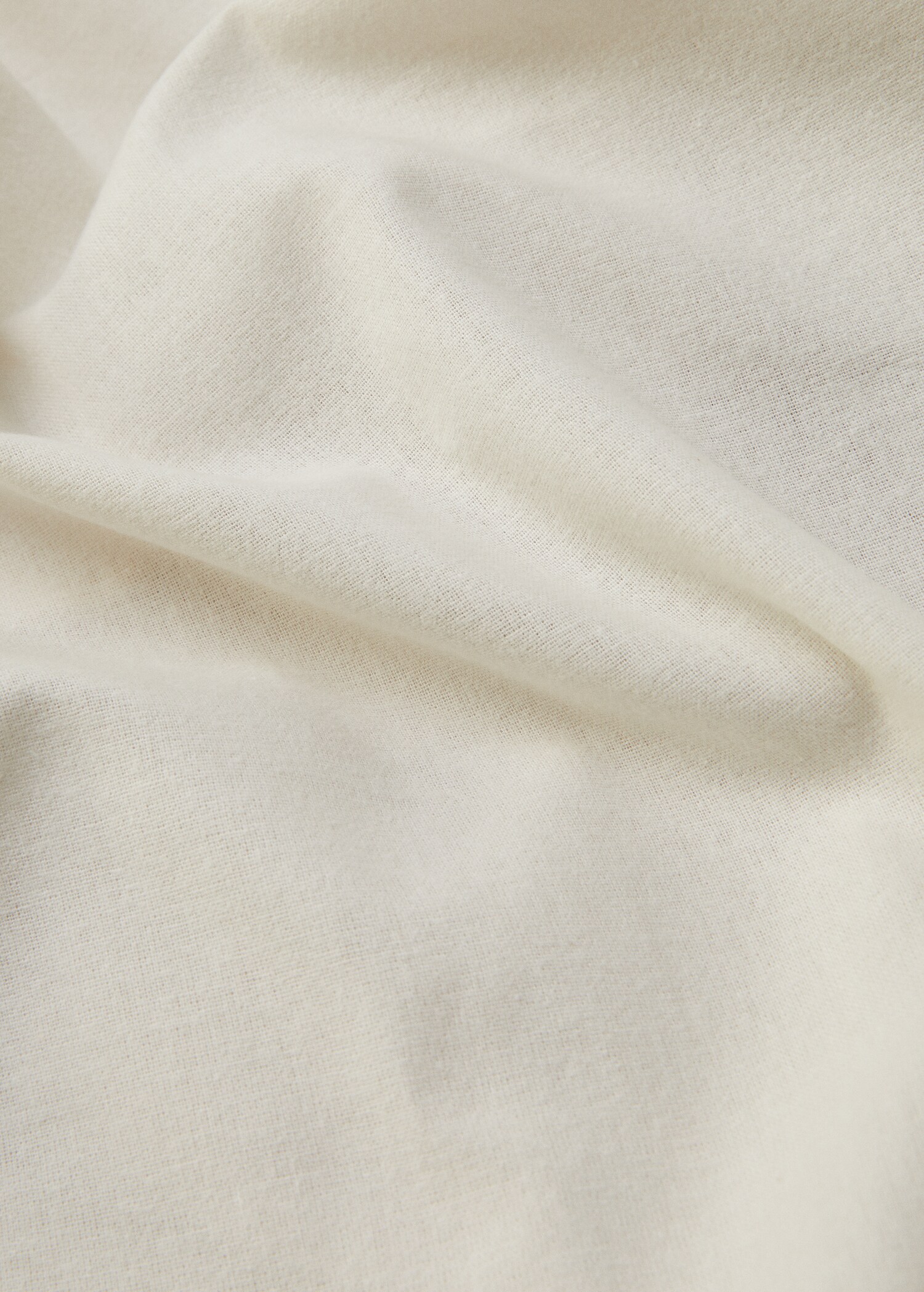 Unifarbenes Flanell-Spannbetttuch (Bett 90 cm) - Detail des Artikels 3