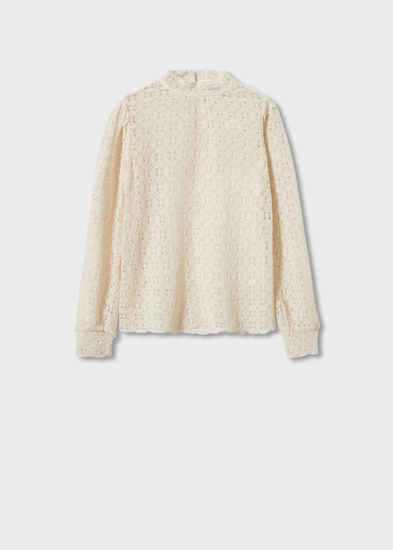 Guipure cotton blouse - Article without model